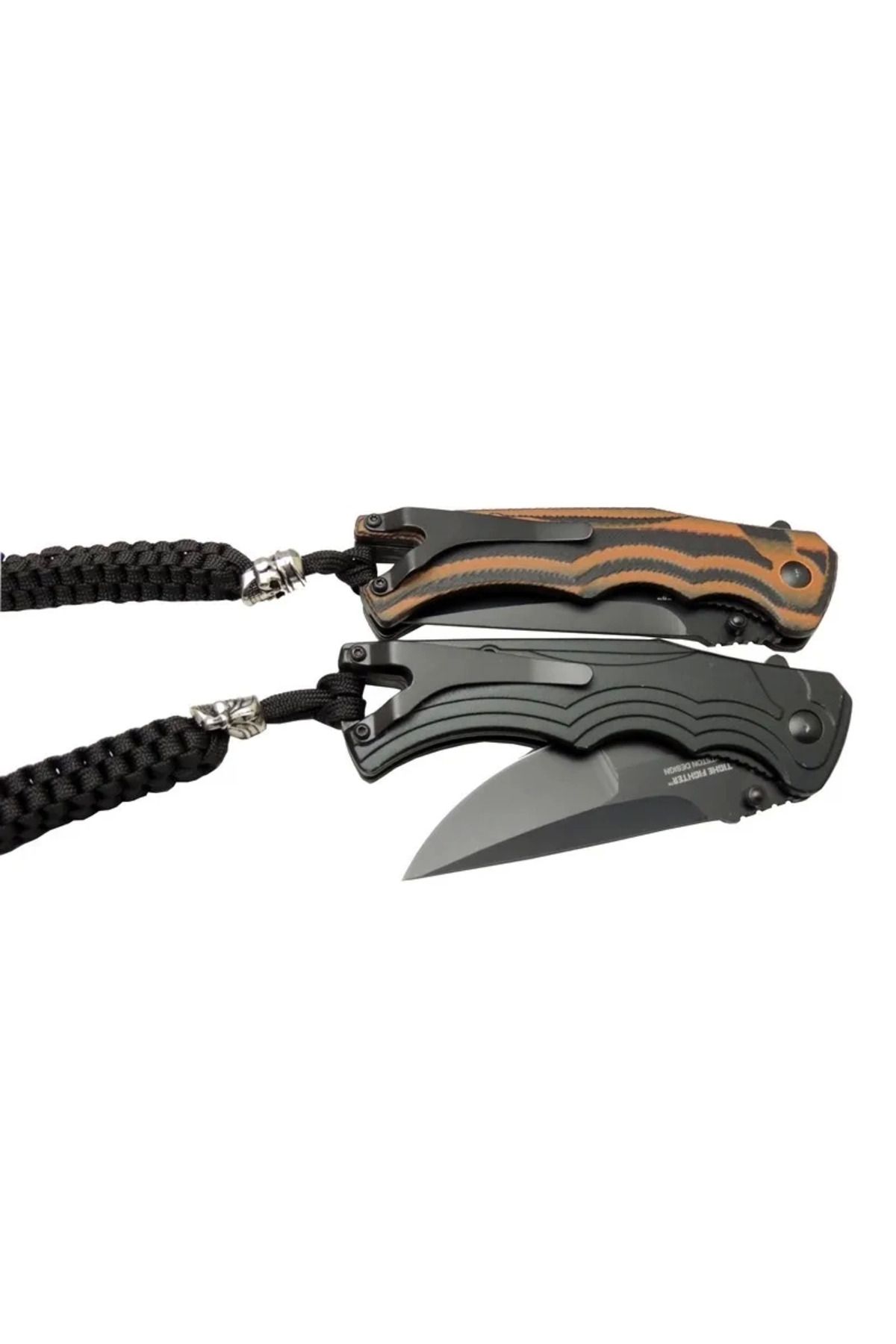 Belle Fusion Tighe Fifhter Brt 863zbr Kahverengi Kamp Çakı 21cm - Yarı Otomatik, İpli, Kemerlikli