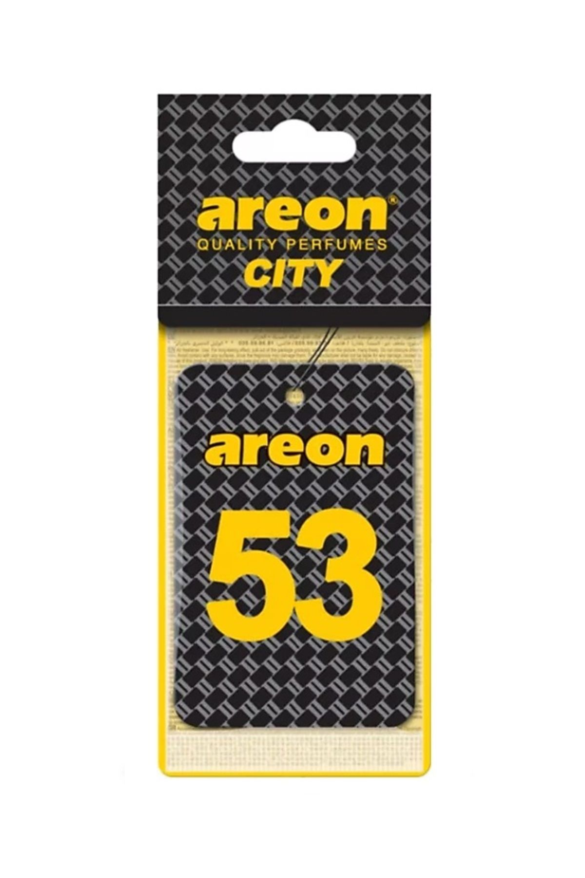Areon NOVA PETROL CİTY 53 VANİLLA BLACK KALİTELİ ARAÇ KOKUSU