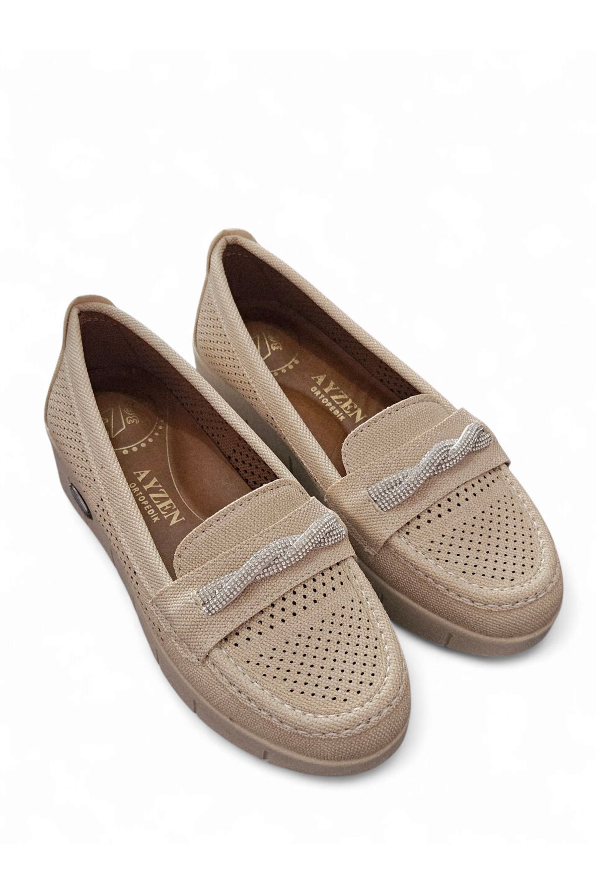 ERN SHOES Kadın Tam Ortopedik Günlük Hafif Ayakkabı Babet