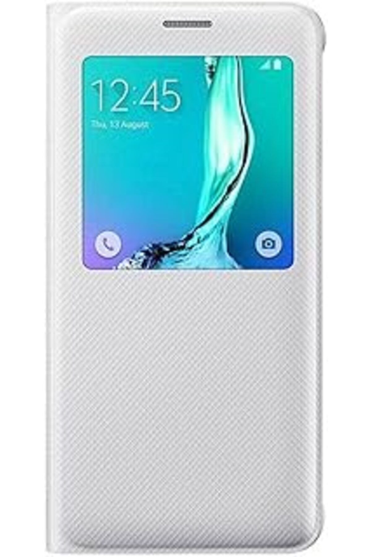 Mu Art Galaxy S6 Edge Plus uyumlu Kılıf S View Cover Ef-Cg928Pwegtr Beyaz (Outlet)