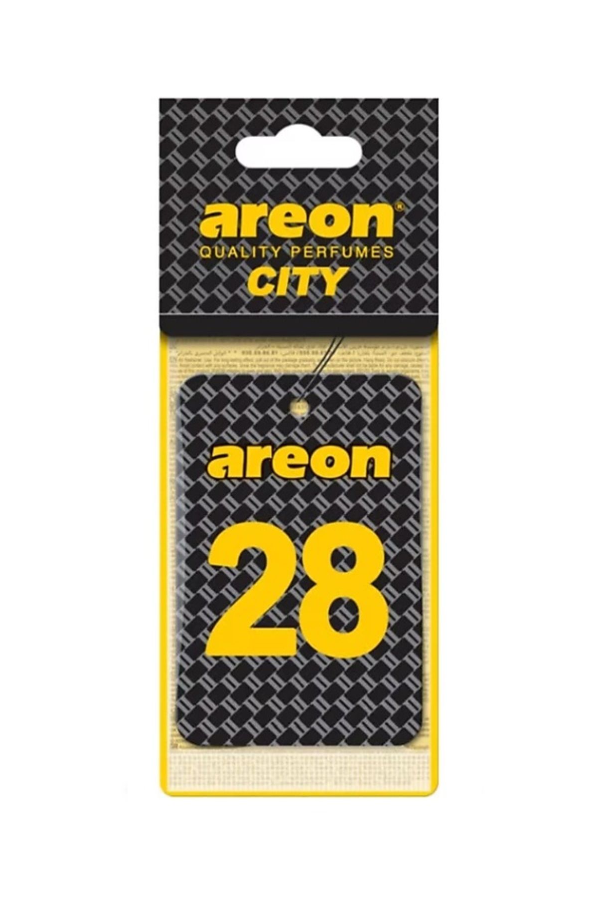 Areon NOVA PETROL CİTY 28 VANİLLA BLACK KALİTELİ ARAÇ KOKUSU