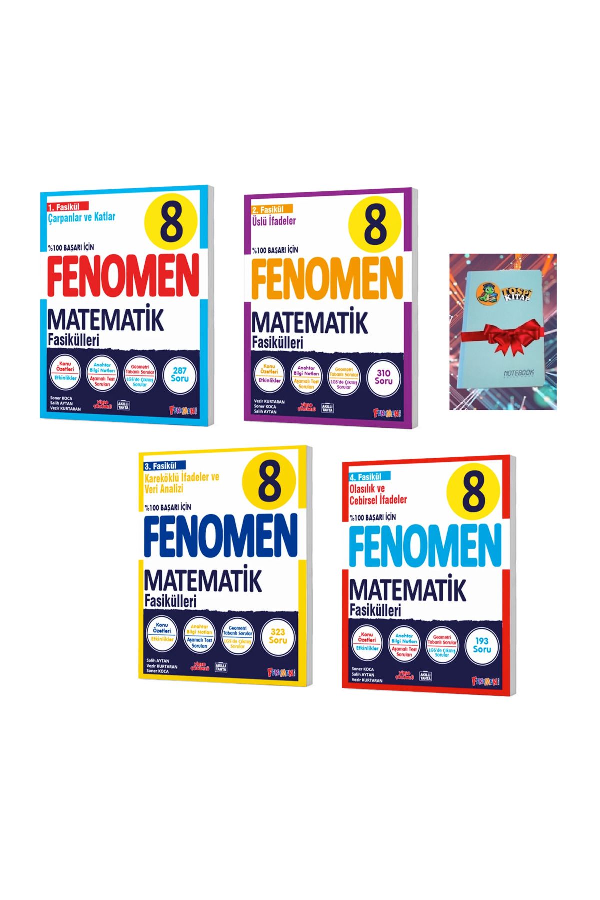 Fenomen Yayıncılık 8 MATEMATİK 1 - 2 - 3 -4 FASİKÜL (DEFTER HEDİYE)