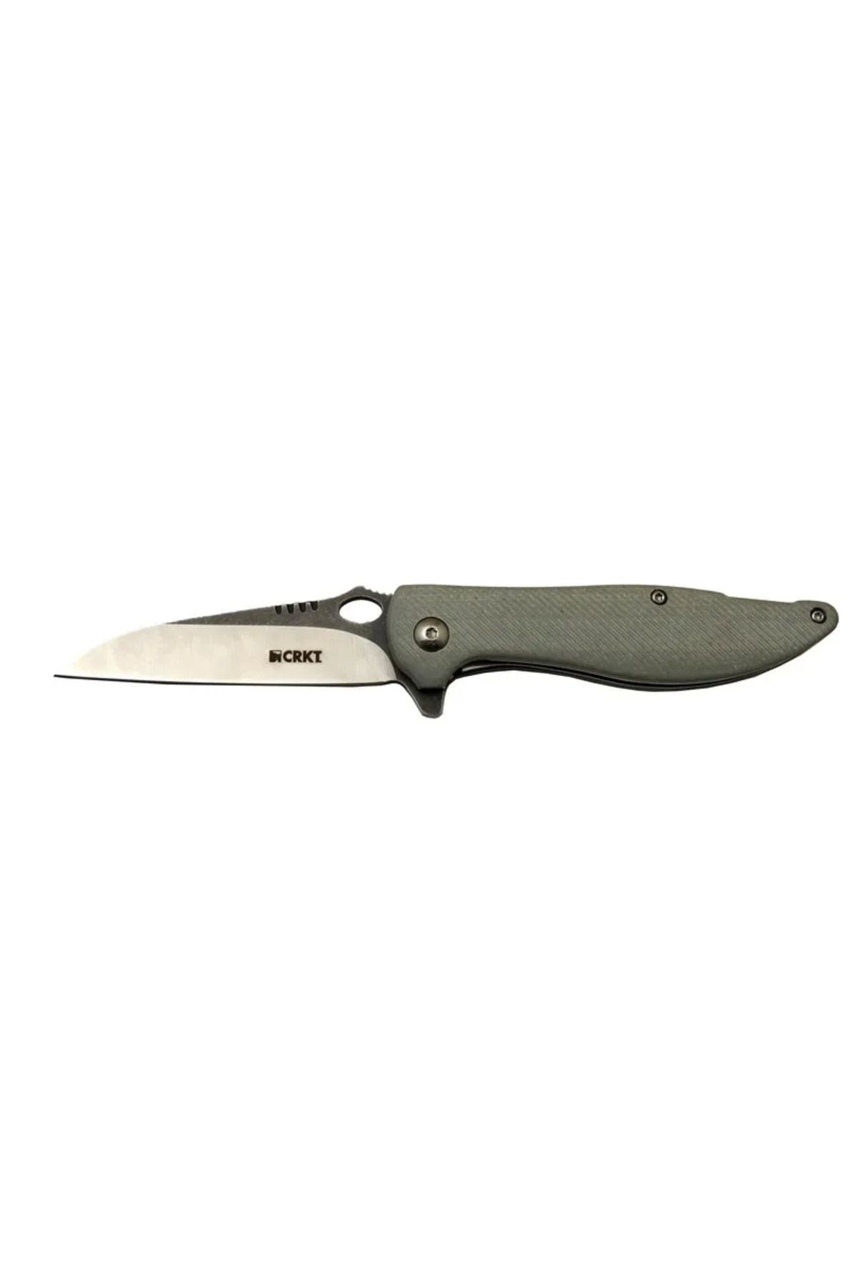 Belle Fusion Crkt Lotus 1265 Gri Kamp / Outdoor Çakı 18cm - Yarı Otomatik, Kemerlikli, Kutulu