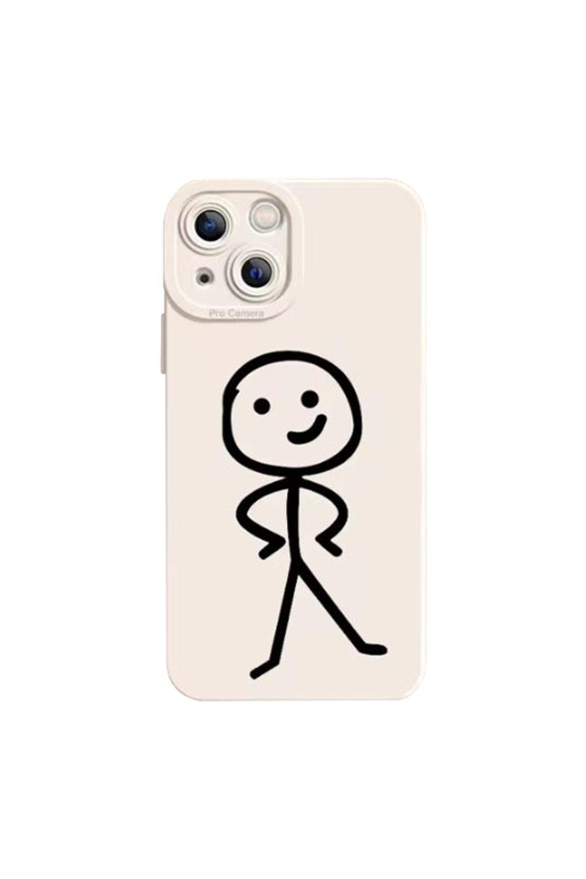 REDz Accessories Husă Matchman 2, Protecție Cameră, Compatibilă Cu Iphone 14, Silicon Moale, Crem - One Size