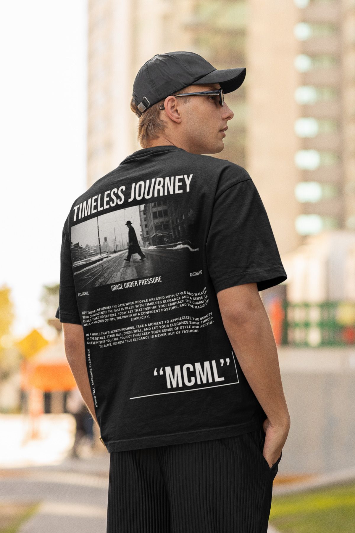 ick artwear TIMES JOURNEY BASKILI ULTRA COMFORT OVERSIZE TSHIRT – 30/1 SÜPREM PENYE