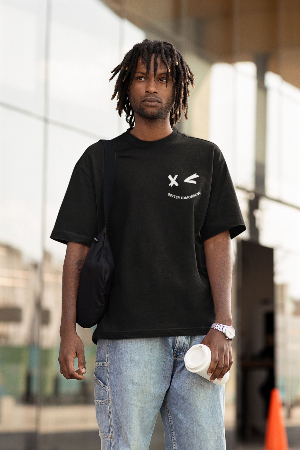 ick artwear BETTER TOMORROW BASKILI ULTRA COMFORT OVERSIZE TSHIRT – 30/1 SÜPREM PENYE