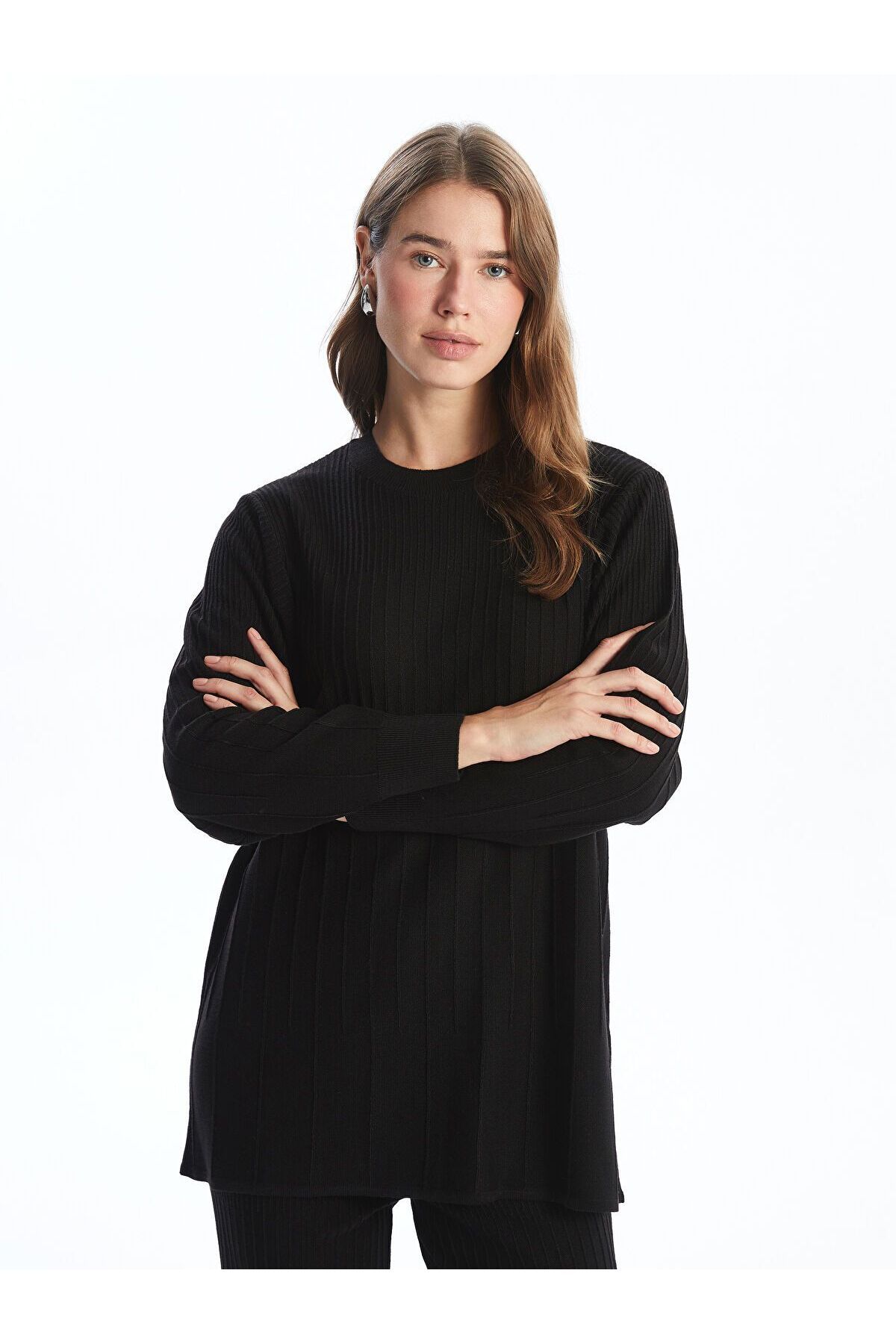 LC Waikiki Bisiklet Yaka Kadın Triko Tunik