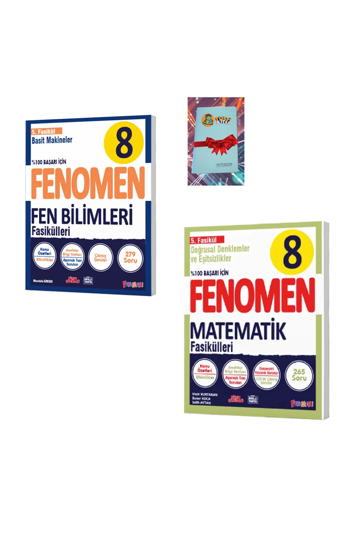 Fenomen Yayıncılık 8 MATEMATİK + FEN BİLİMLERİ 5. FASİKÜL (DEFTER HEDİYE)