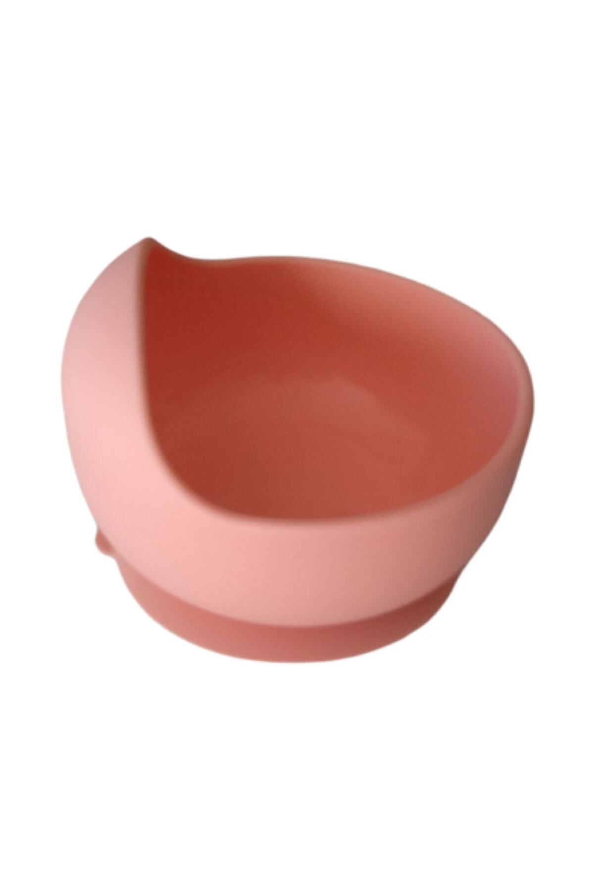 jojoturkiye Vakumlu Silikon Mama Kasesi, Altı Vakumlu Mama Kasesi, Silikon Kaşık Ve Çatal / Pembe fotoğrafı 4 (önizleme)