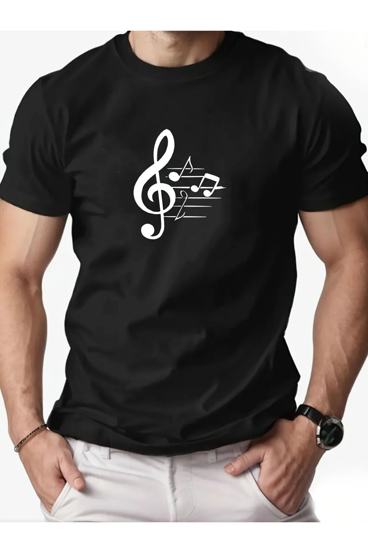 qubo sportswear & company qubo Unisex Oversize Baskılı Pamuklu Bisiklet Yaka Kısa Kollu SİYAH T-shirt