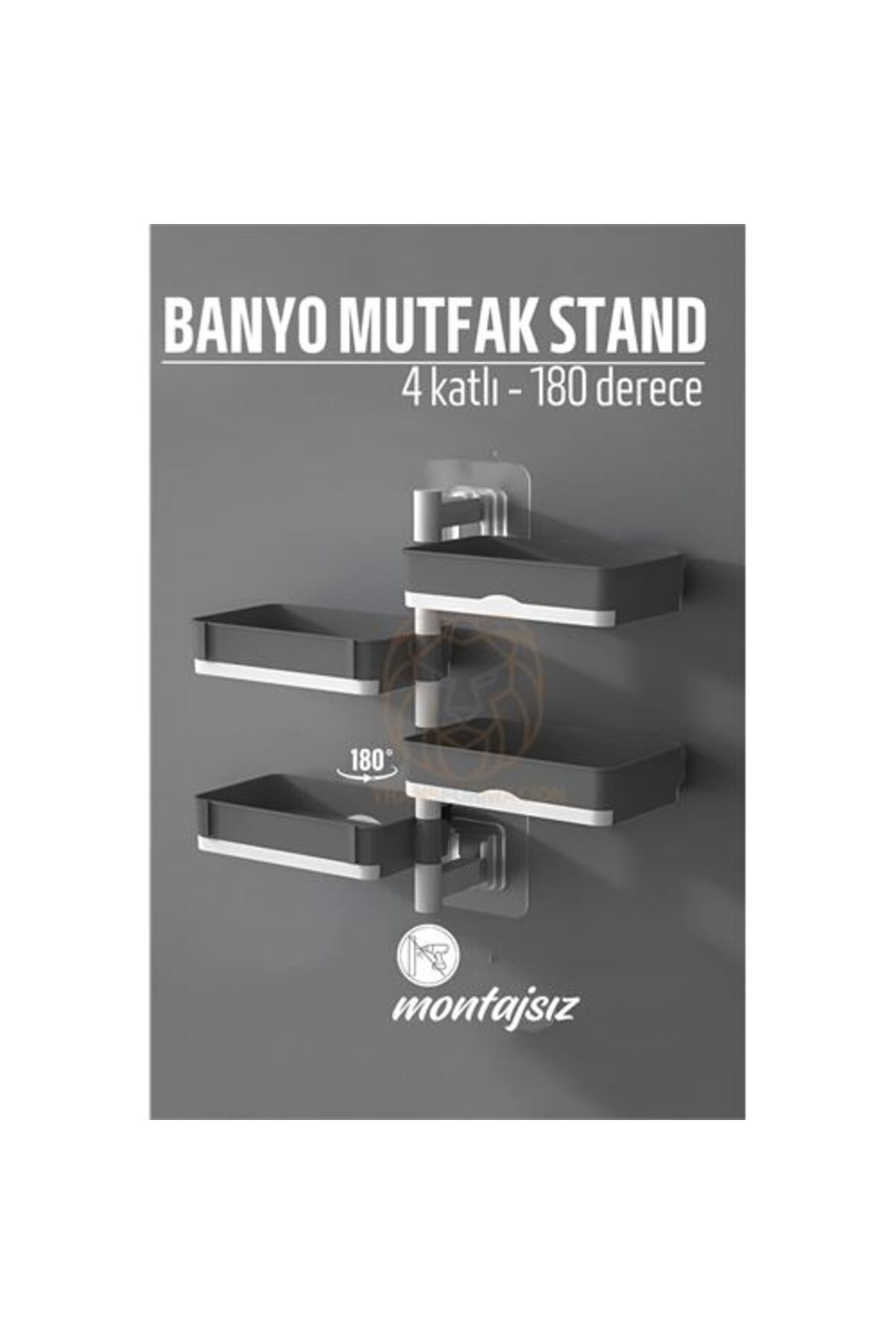 BY NEVSER ModaCar 4 Katlı Banyo Organizer Stand