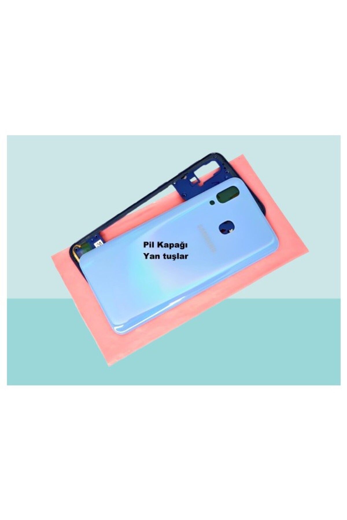 SenalStore Samsung Galaxy A40 A 405 Uyumlu Arka Kapak Batarya Kapağı Mavi