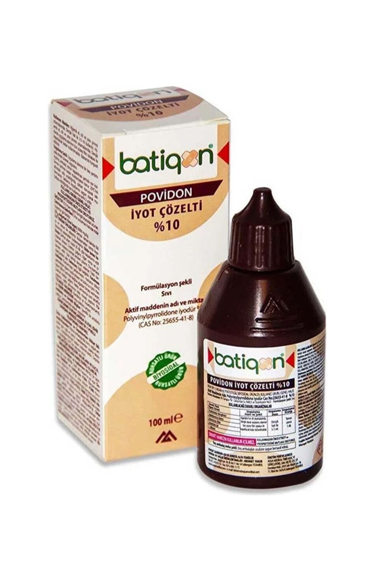 Erkamed Batiqon Batiqonix Povidon İyot Çözelti %10 100 Ml Sprey