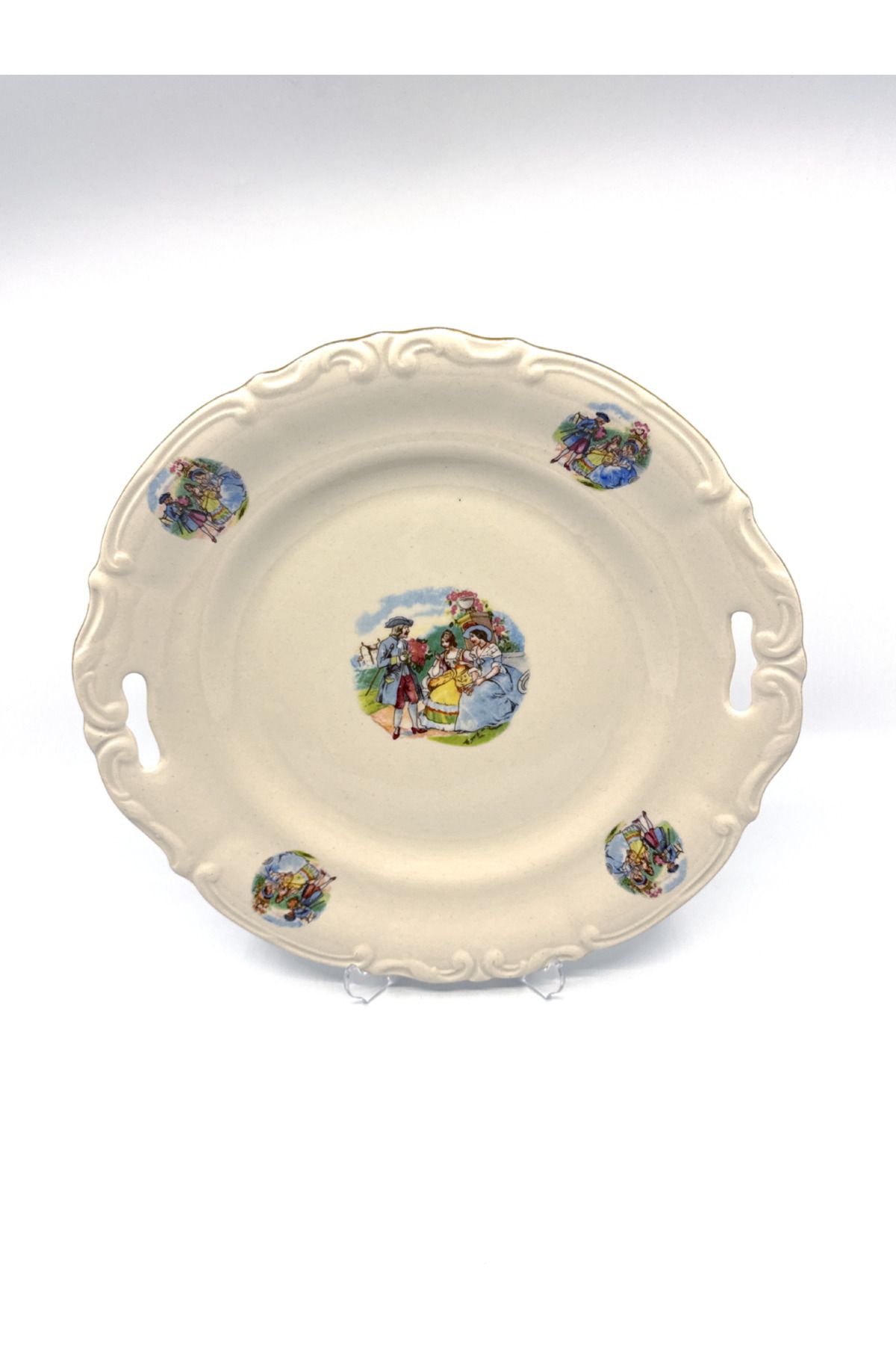 Dilşen Antika Vintage Polonya Fragonard Sunum Tabağı