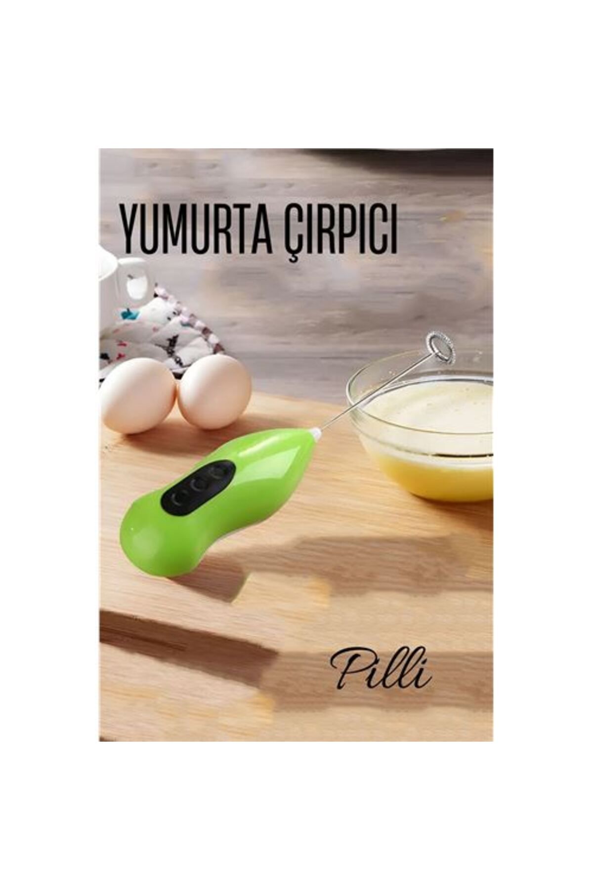BirdoluSepet Modacar Pilli Yumurta Çırpıcı Mini Pilli Mixer Çırpıcı