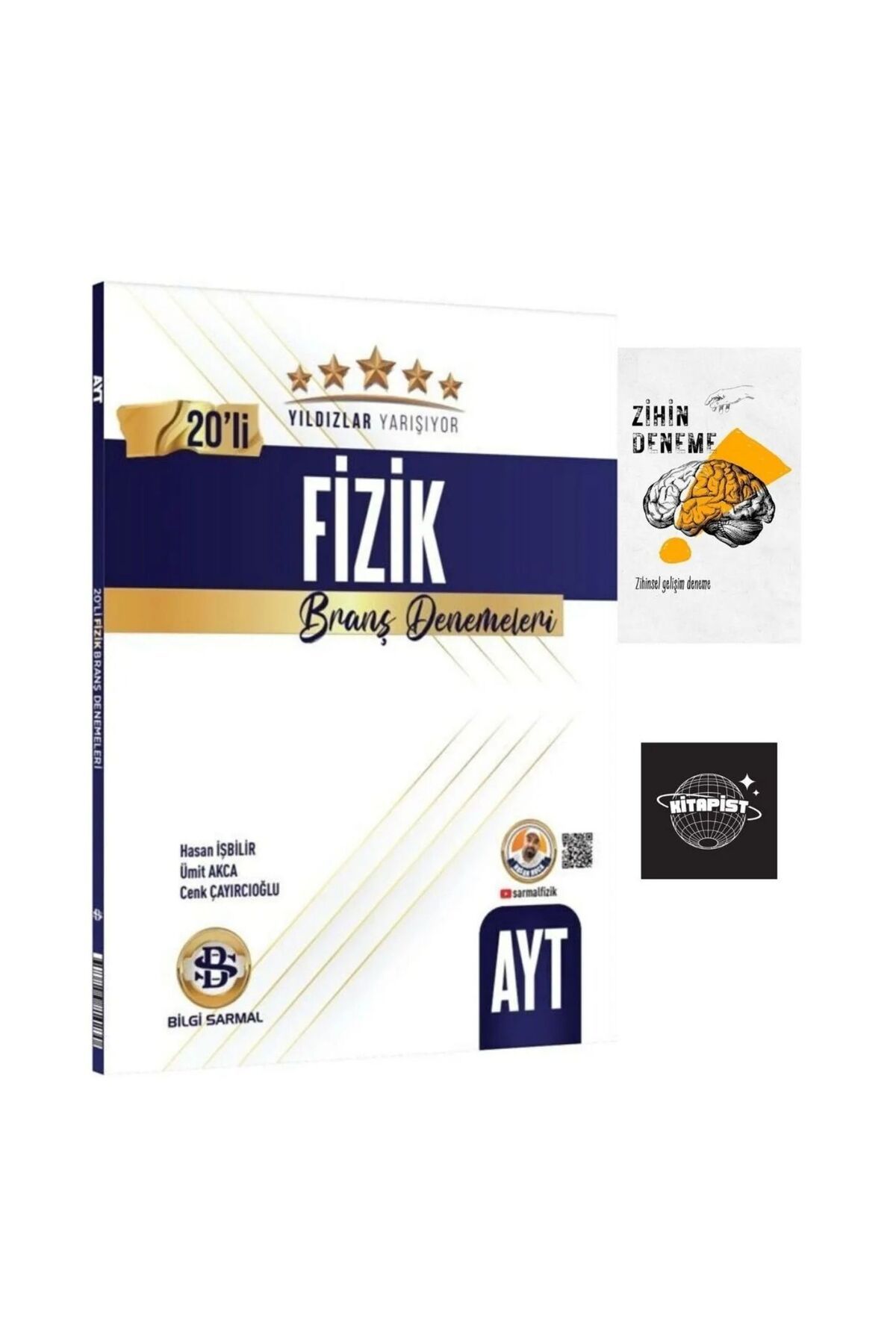 Bilgi Sarmal Yayınları BİLGİSARMAL- AYT FİZİK YILDIZLAR YARIŞIYOR BRANŞ DENEMELERİ+ZİHİNDENEME.KS-s549