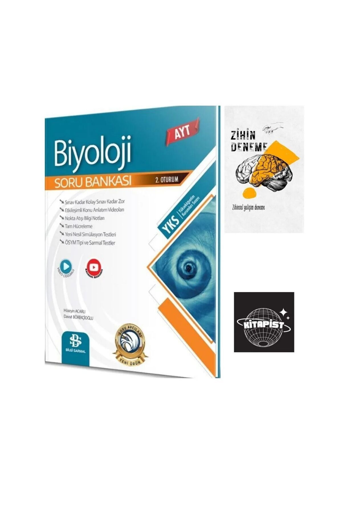 Bilgi Sarmal Yayınları BİLGİSARMAL- AYT BİYOLOJİ SORU BANKASI+ZİHİNDENEME.KS-s635