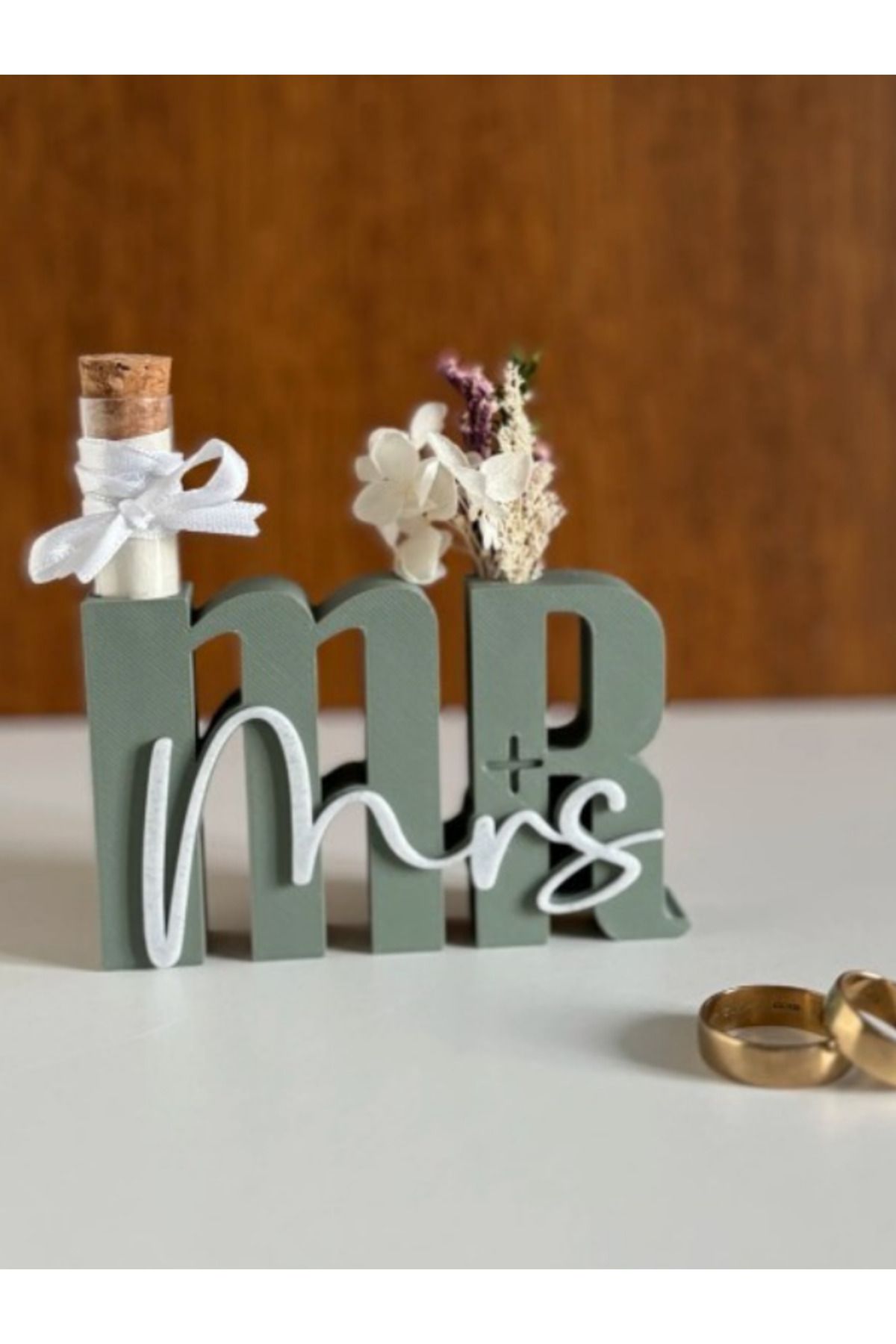Muhcu Home Mr And Mrs Hediyelik Dekoratif Obje Vaso Biblo