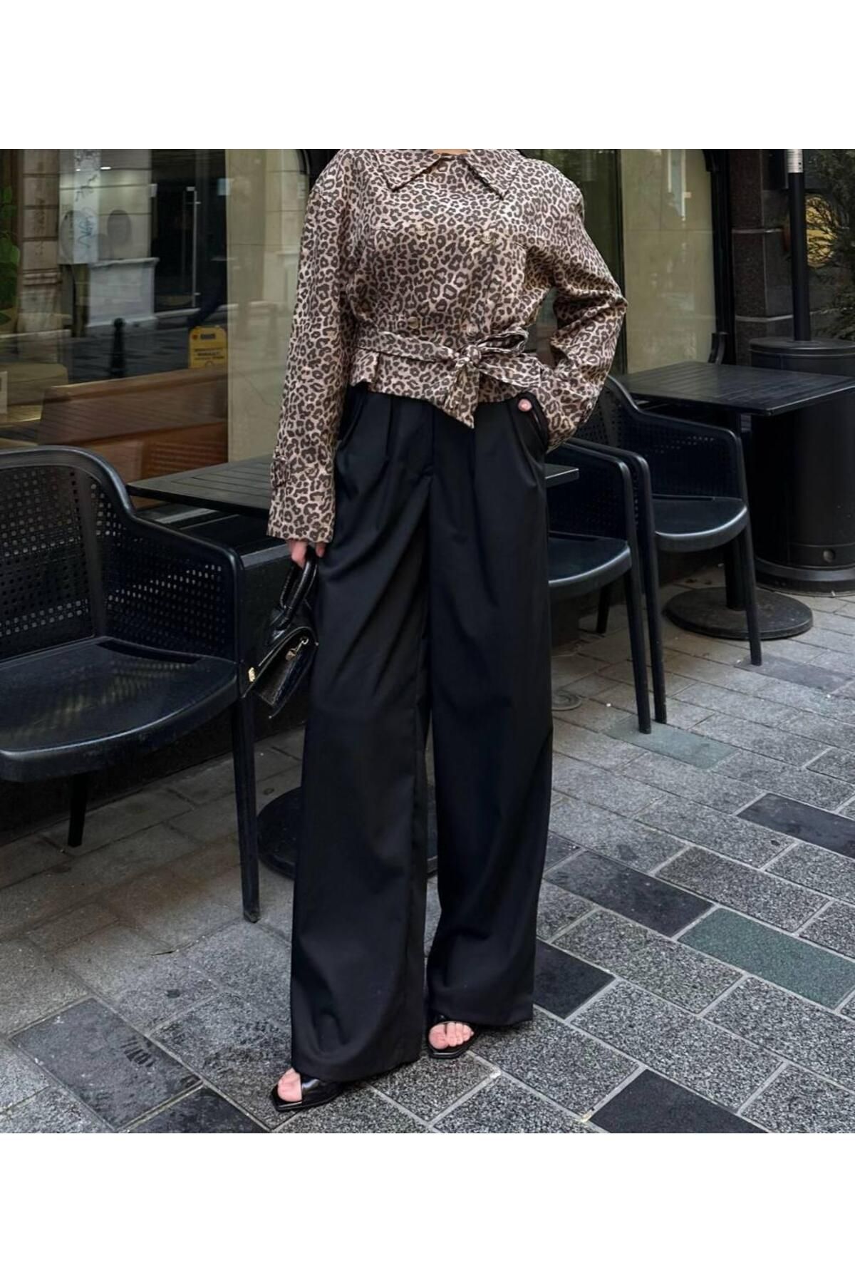 Cielo Fashion Kadın Palazzo Pantolo