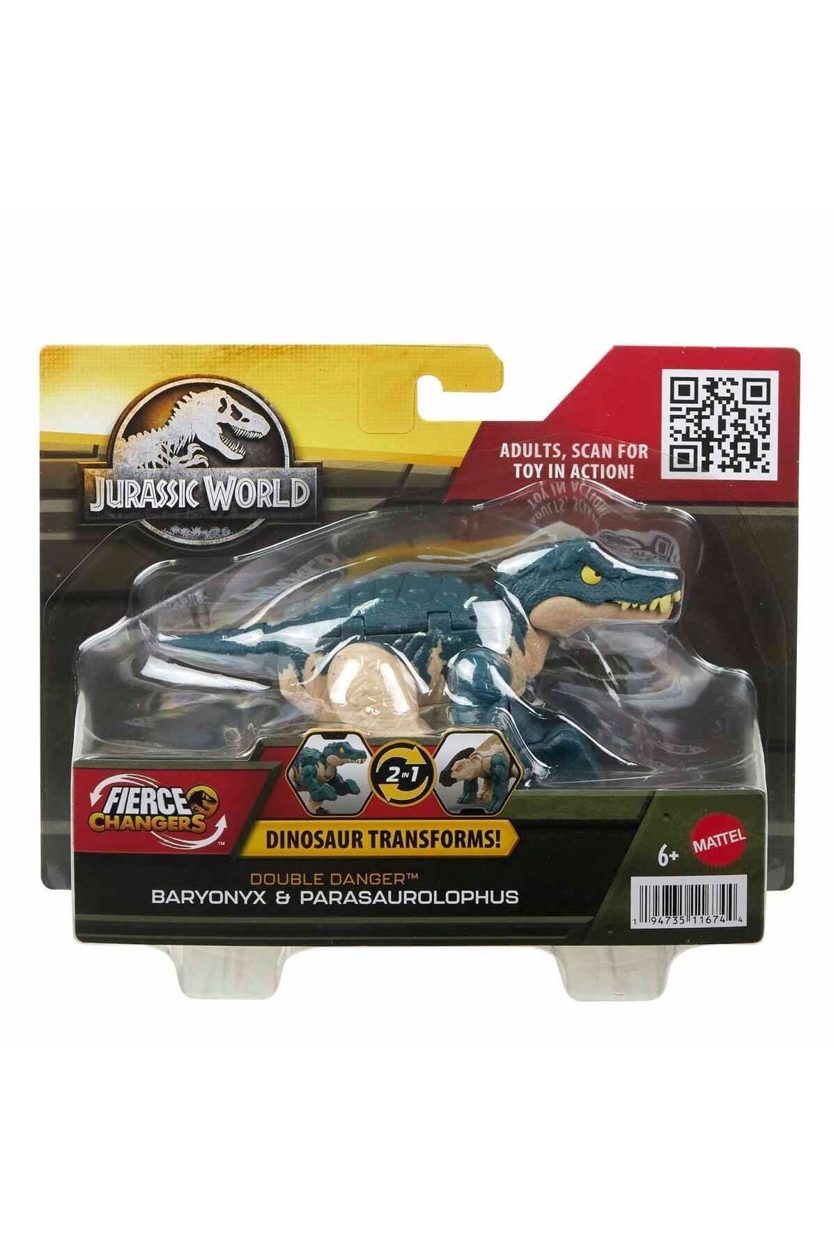 Neco HLP05 Jurassic World Değişim Serisi - Çifte Tehlike Dinozor Figürleri