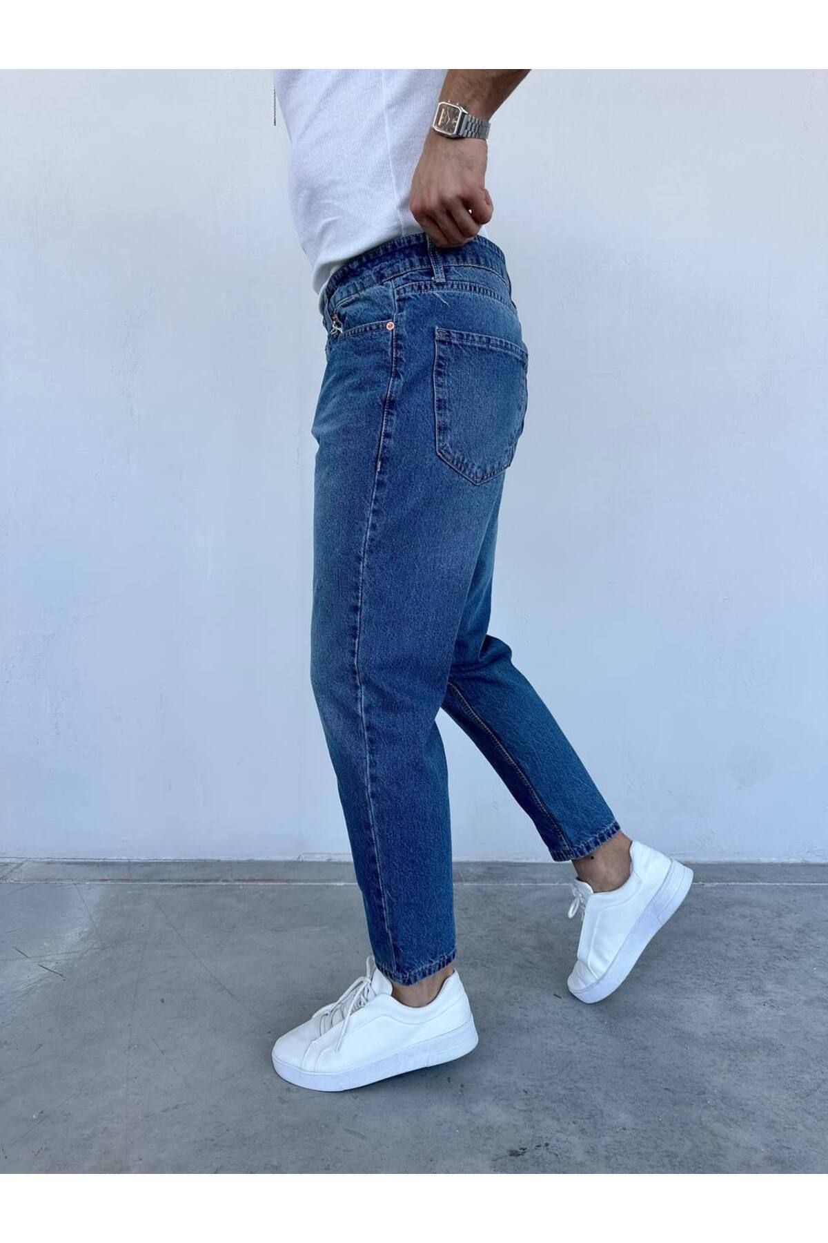GOOD FASHION Boyfriend Rahat Kalıp Erkek Kot Pantolon