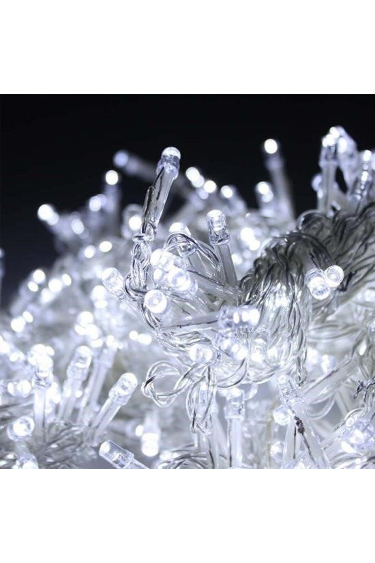 BirdoluSepet 100 Ledli 8 Fonksiyonlu 10 Metre Led Aydınlatma Dekor Lambası (beyaz)