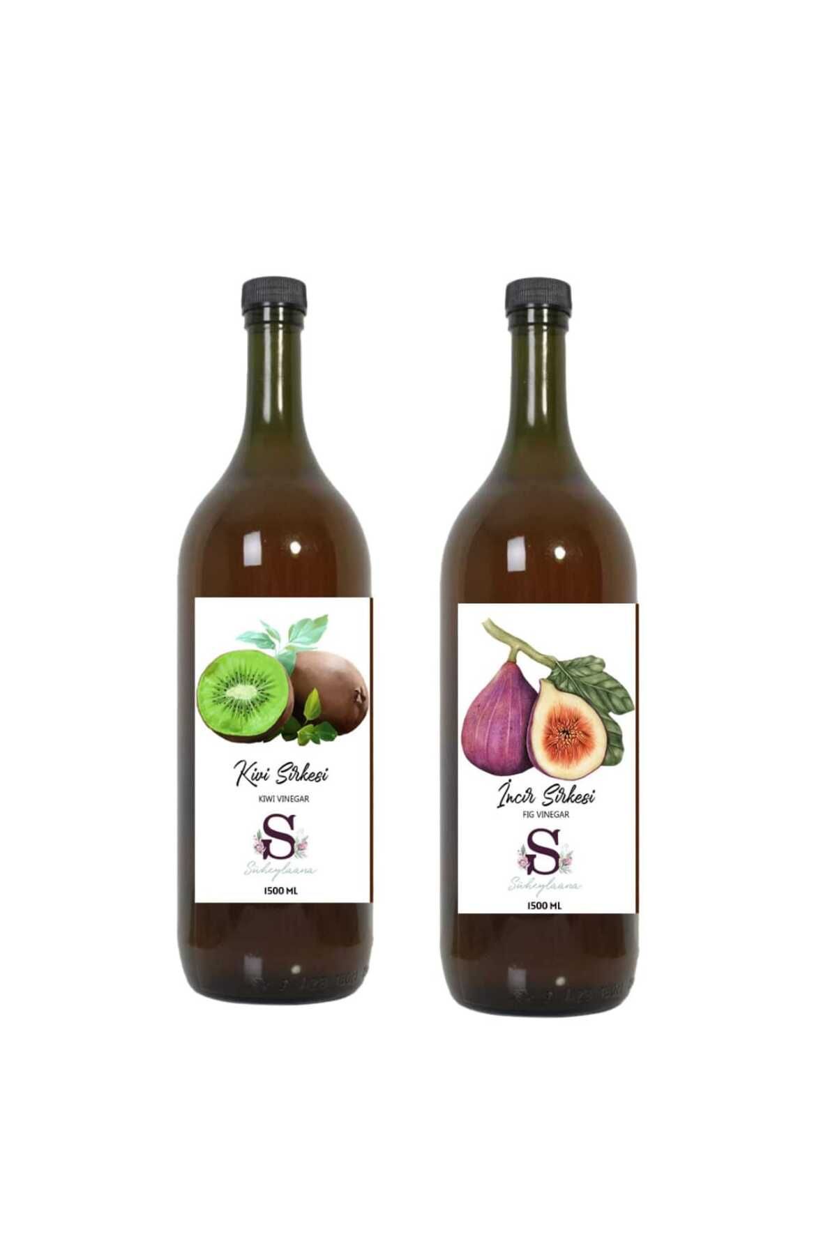 Süheylaana Doğal Kivi Sirkesi 1500 Ml - Doğal İncir Sirkesi 1500 Ml