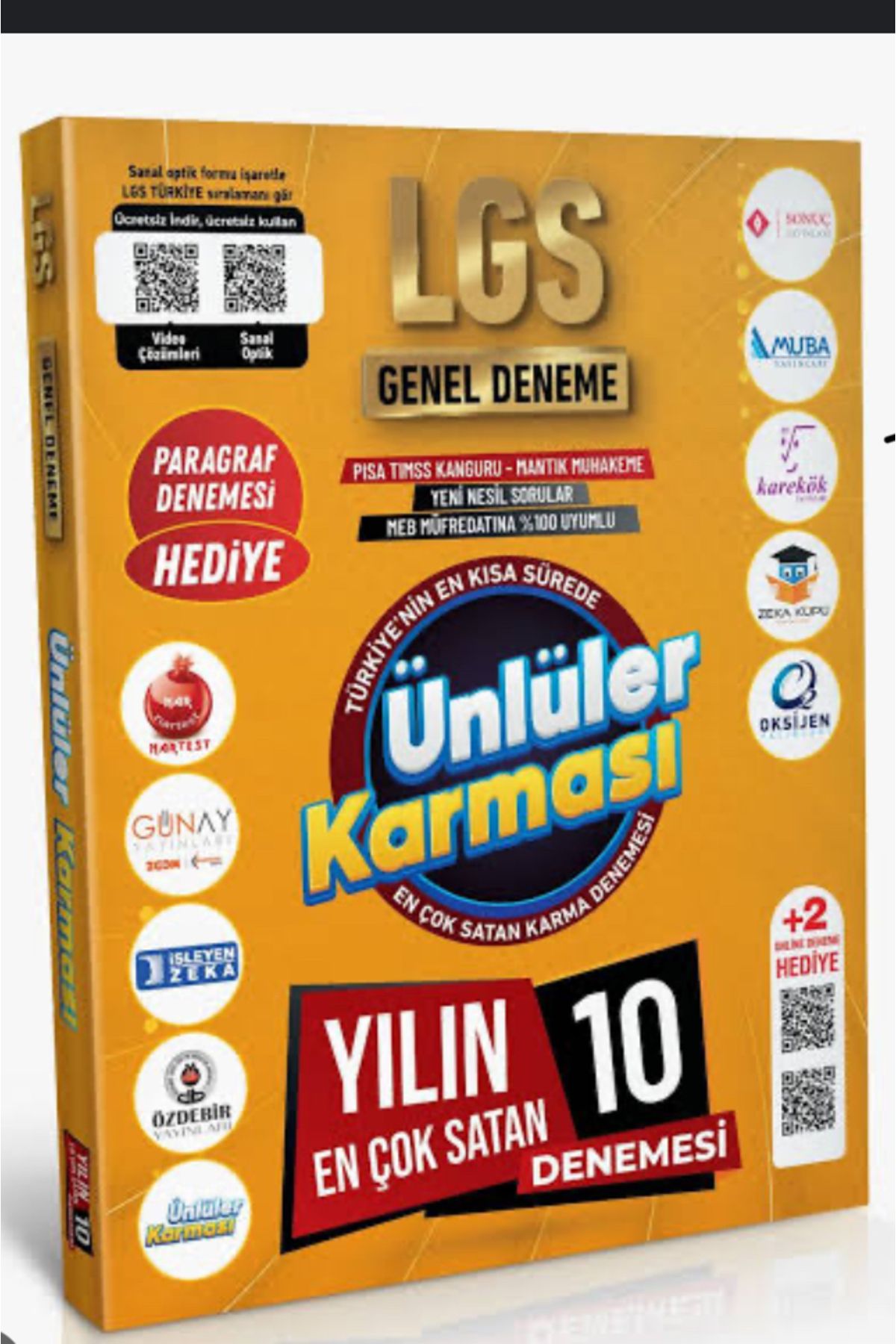 Yanıt Yayınları ÜNLÜLER KARMASI 2025 DENEME