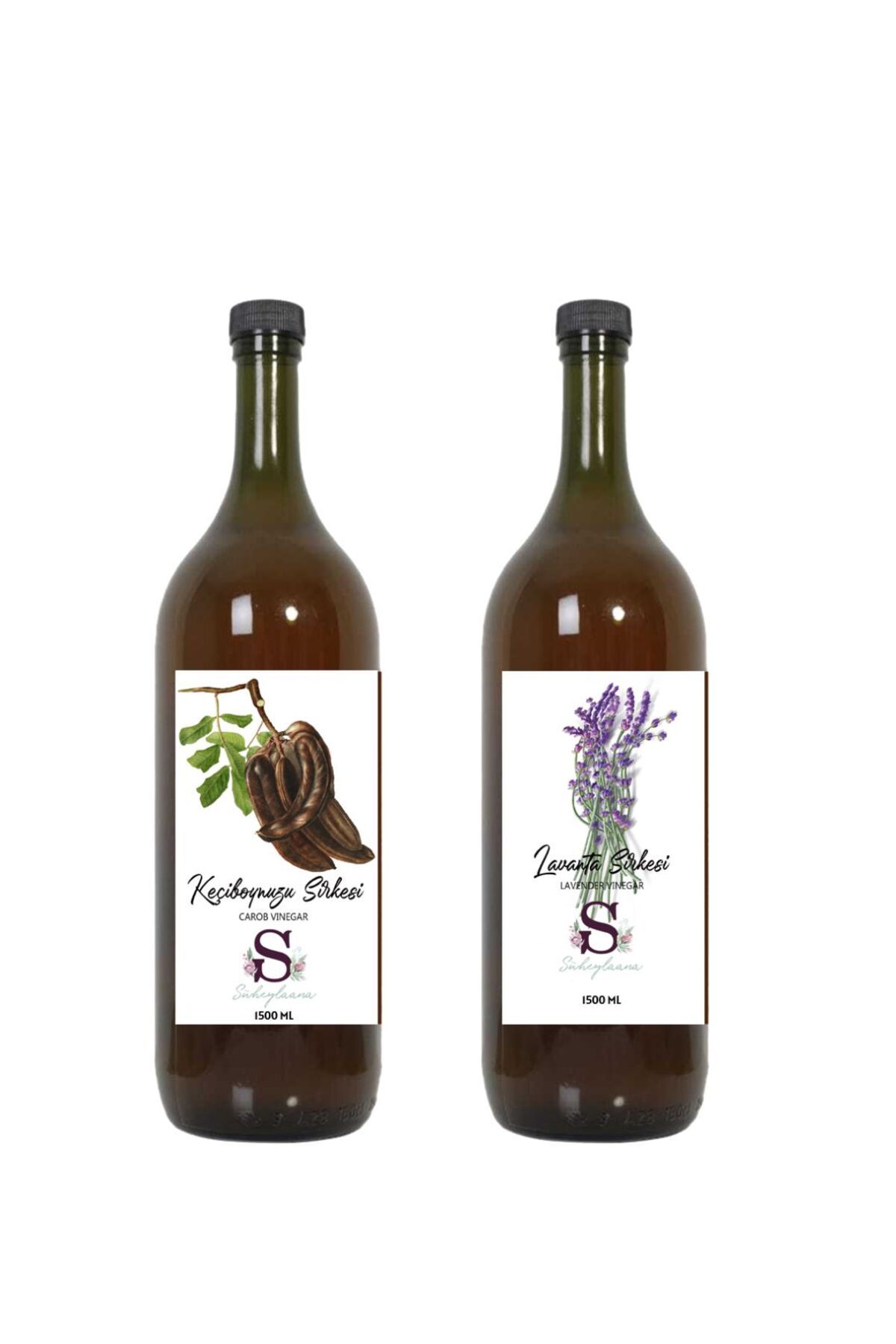 Süheylaana Doğal Keçiboynuzu Sirkesi 1500 Ml - Doğal Lavanta Sirkesi 1500 Ml
