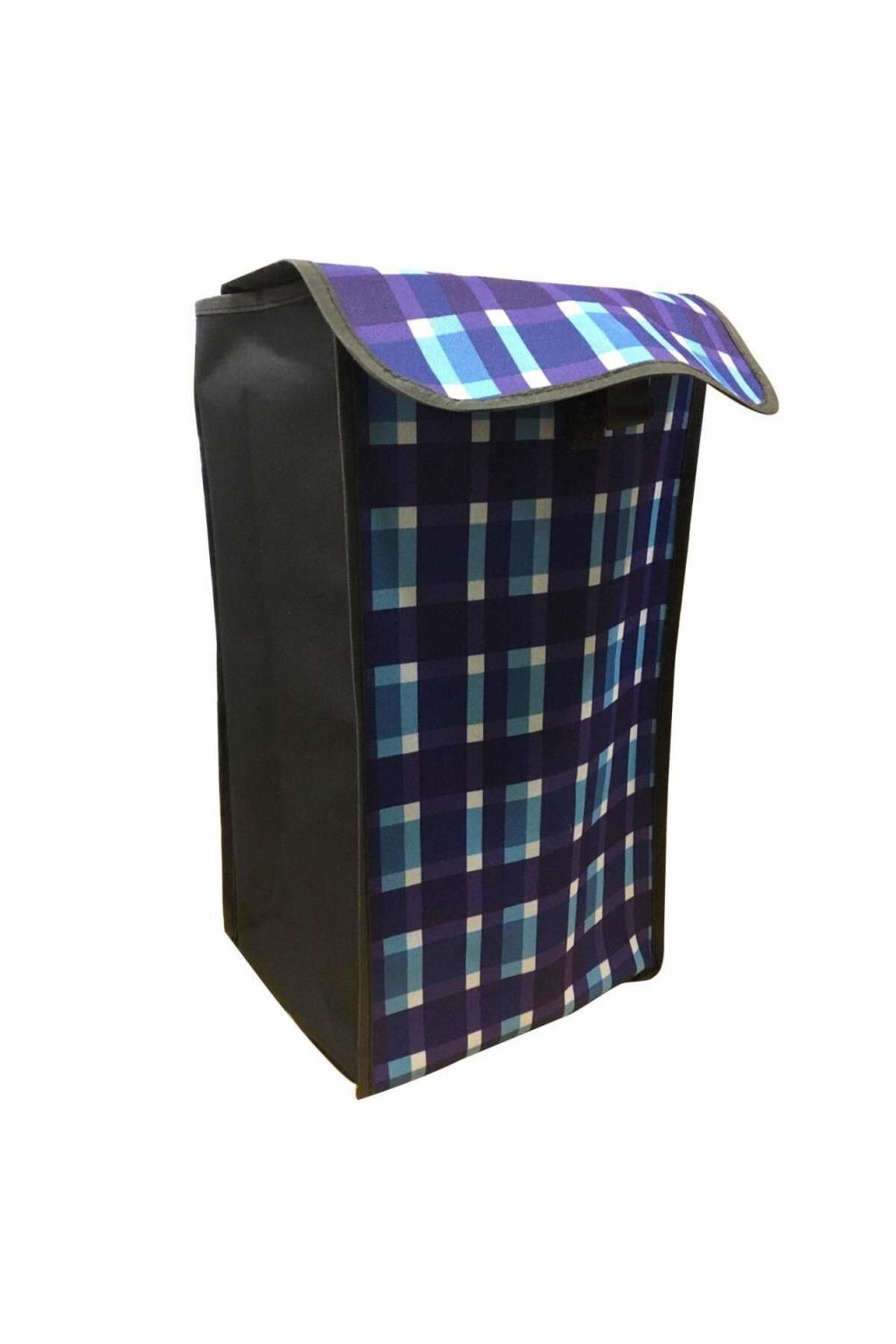 abnturk Su Geçirmez Kumaş Orijinal Pazar Arabası Çantası Körüklü Sistem 55x30x24cm
