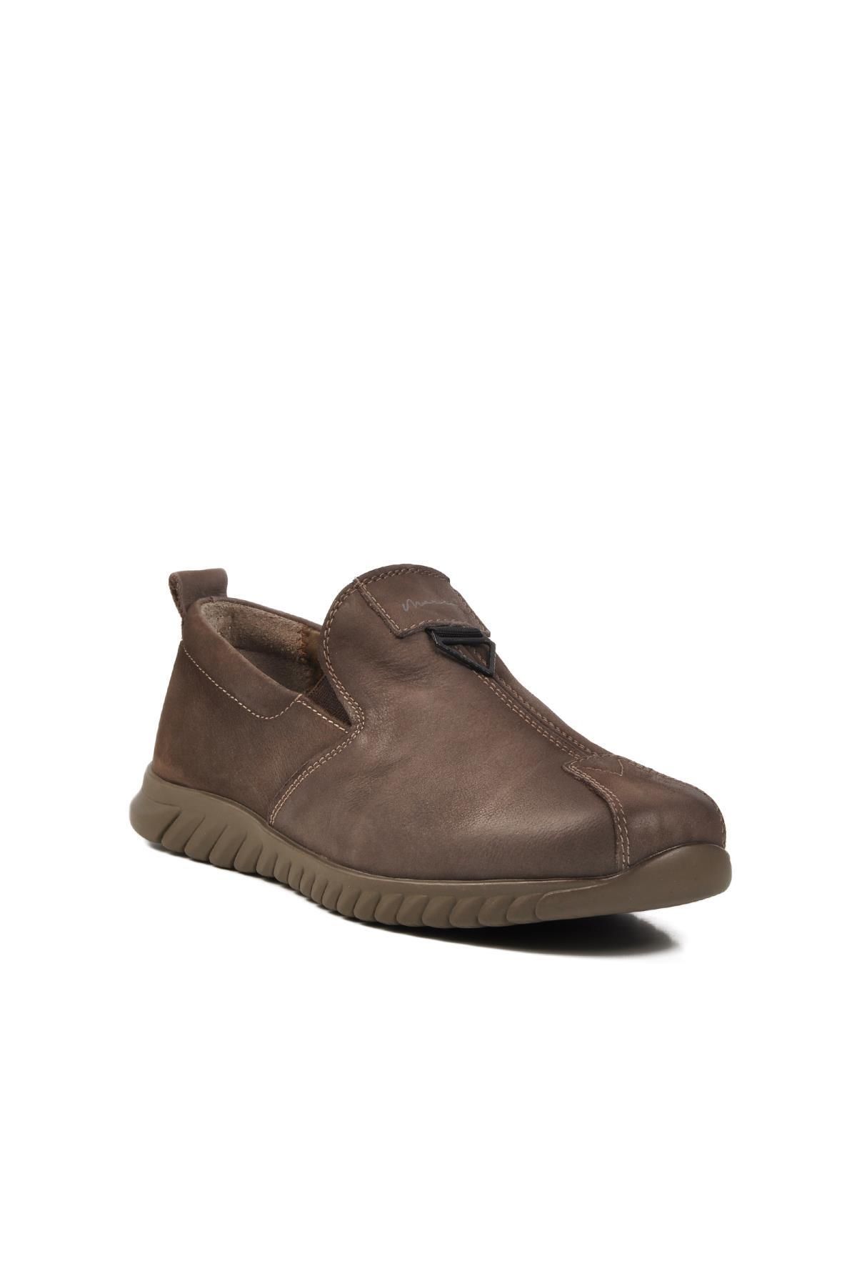 AYAKMOD Vizon Nubuk Hakiki Deri Erkek Casual Ayakkabı 152-19028 M