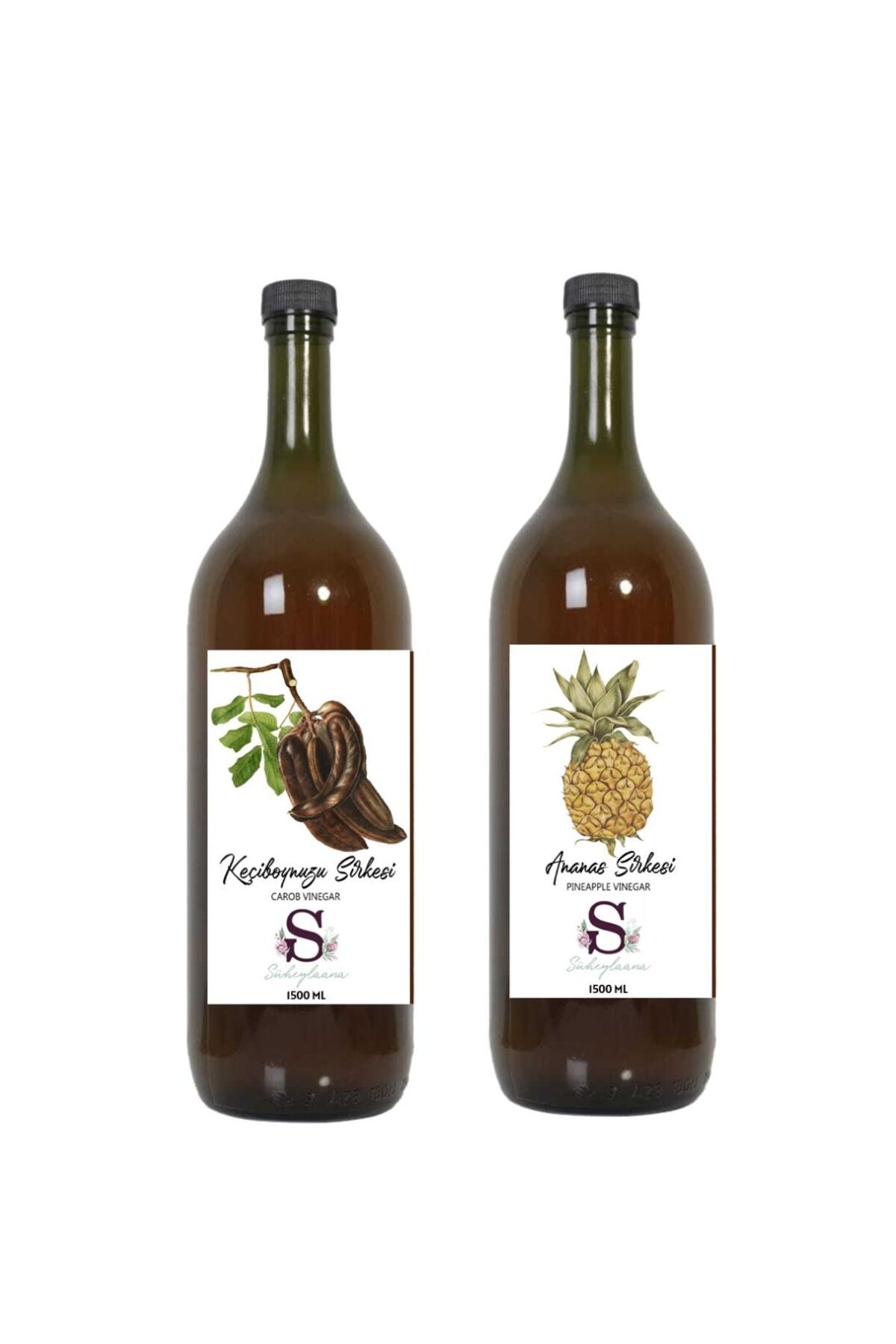 Süheylaana Doğal Keçiboynuzu Sirkesi 1500 Ml - Doğal Ananas Sirkesi 1500 Ml