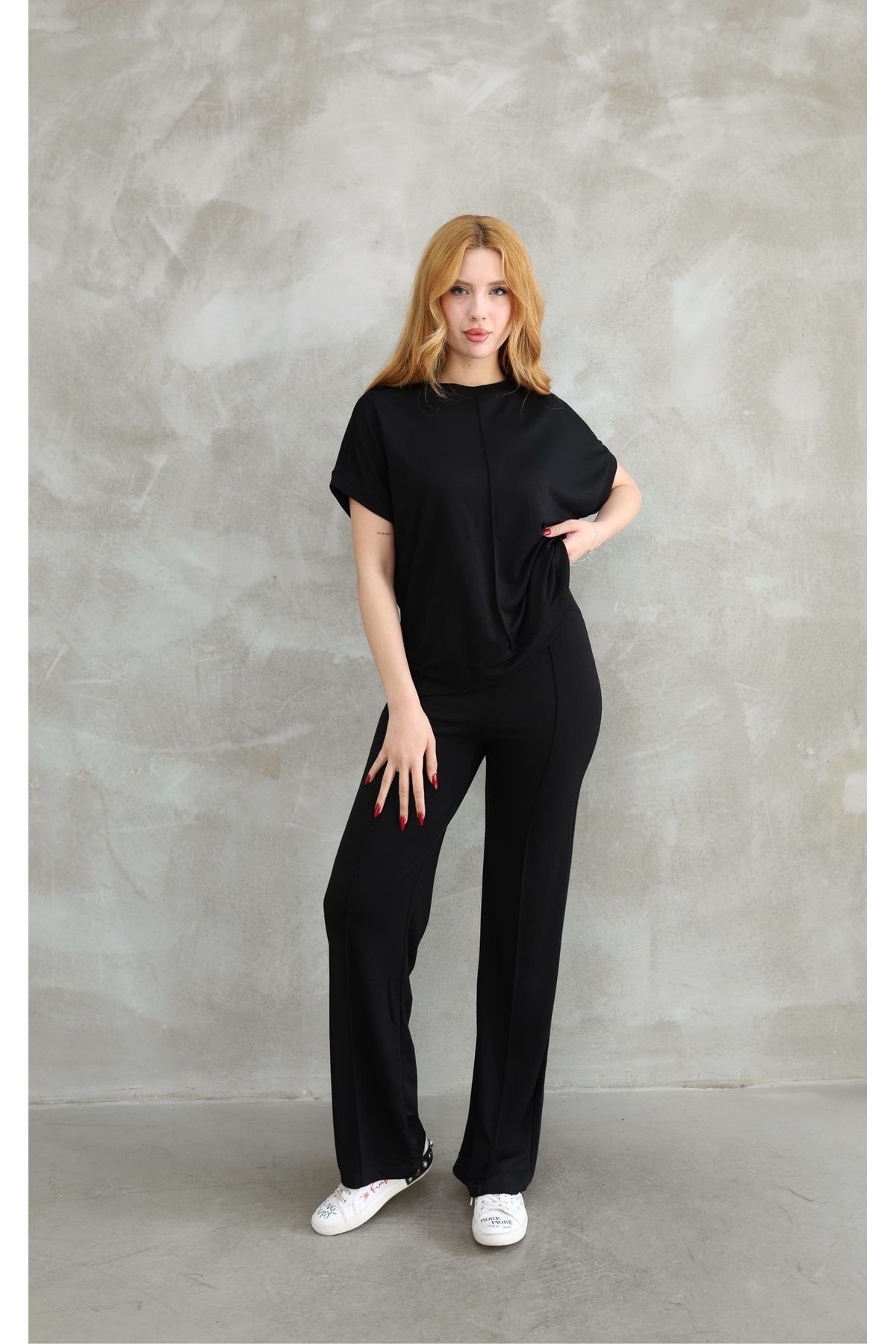 ANKA BOUTIQUE Modal kısa kol eşofman takımı