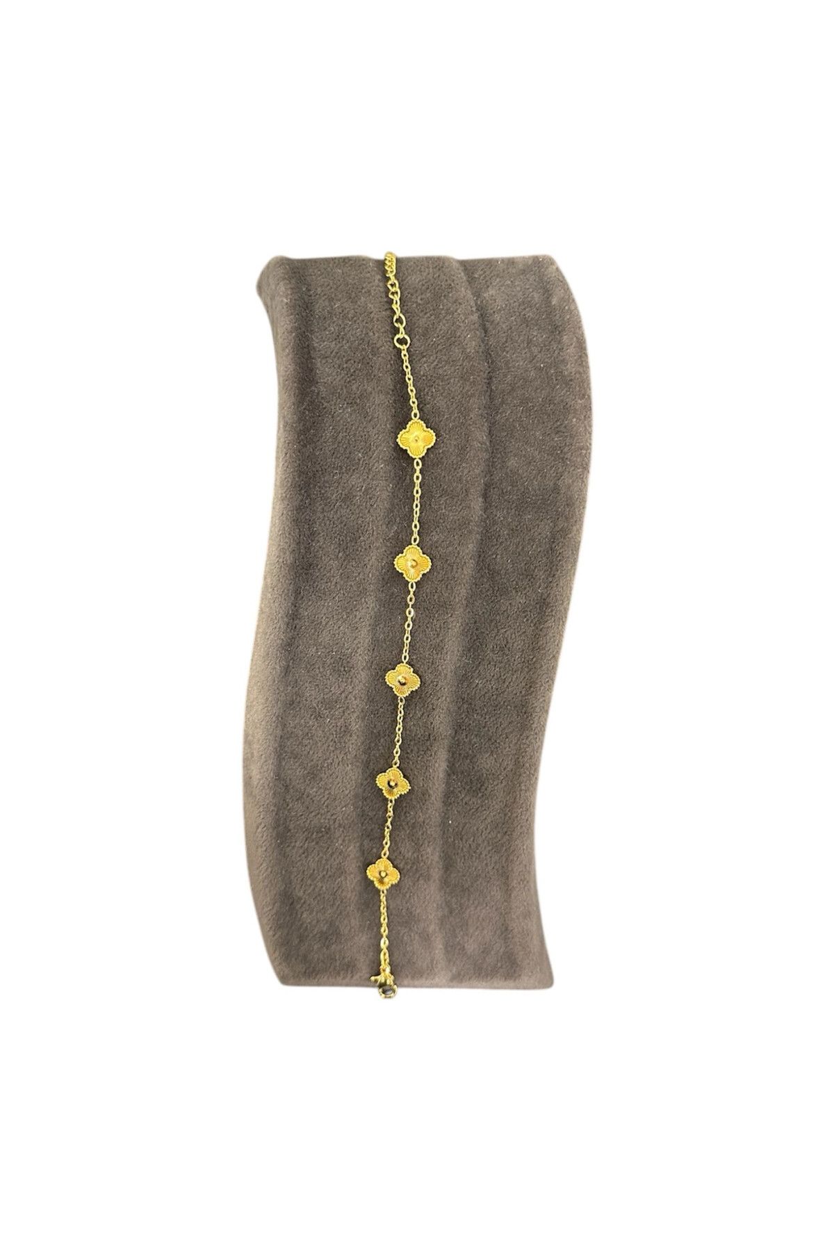 Hasenna T-BLK-19 GOLD RENK KÜÇÜK YONCA BİLEKLİK