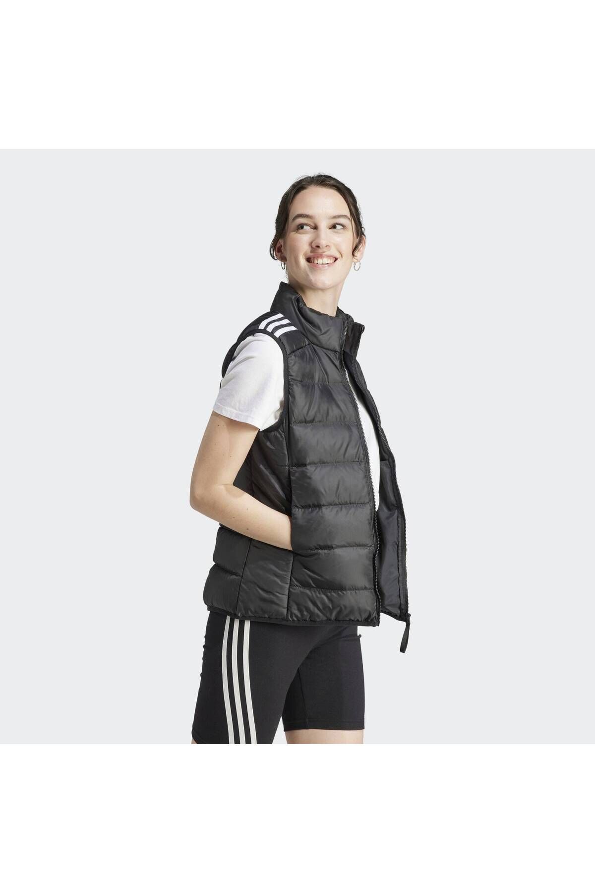 adidas-Vestă ușoară cu 3 dungi Essentials 6