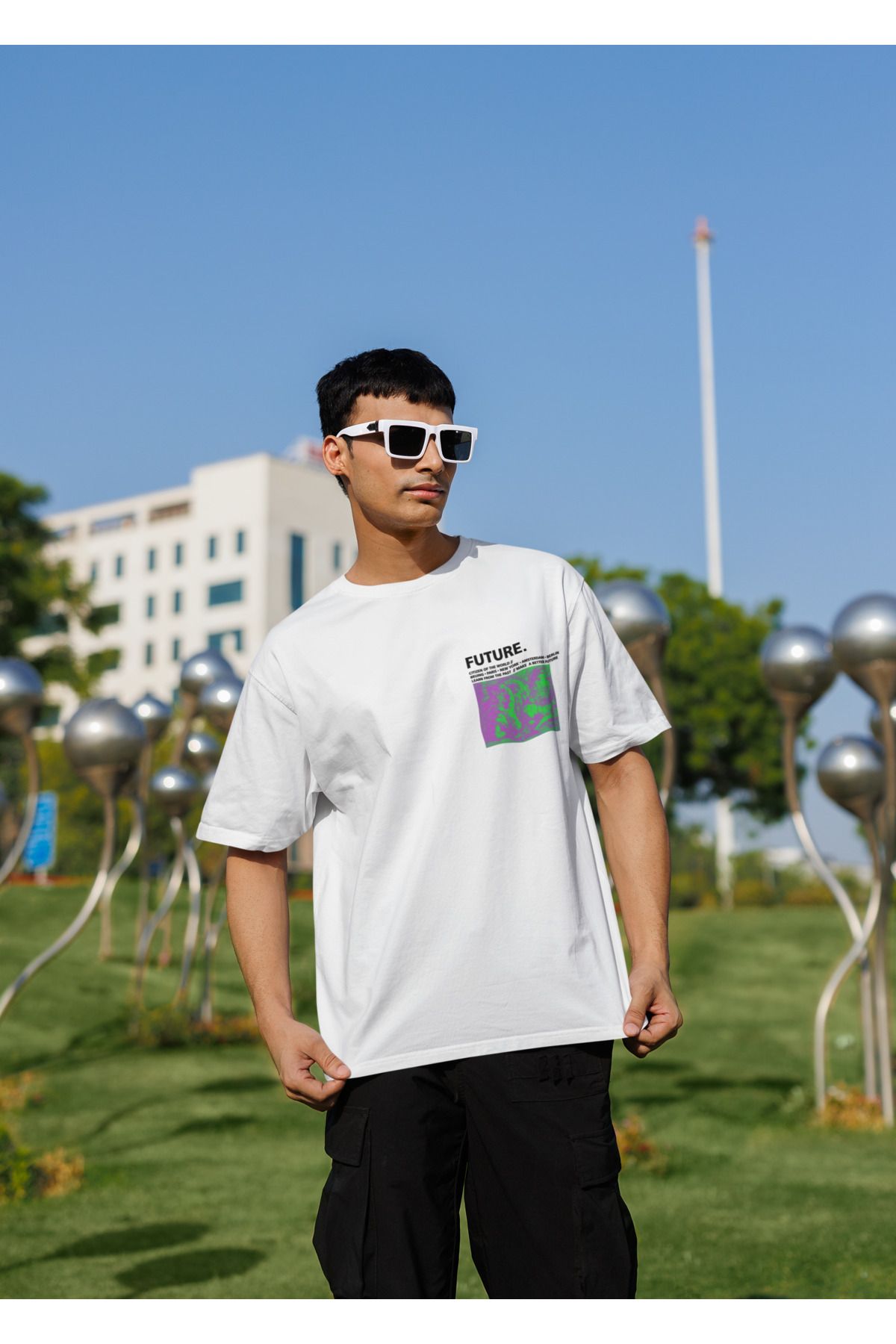 ick artwear FUTURE BASKILI PREMIUM OVERSIZE TSHIRT – 24/1 SÜPREM PENYE