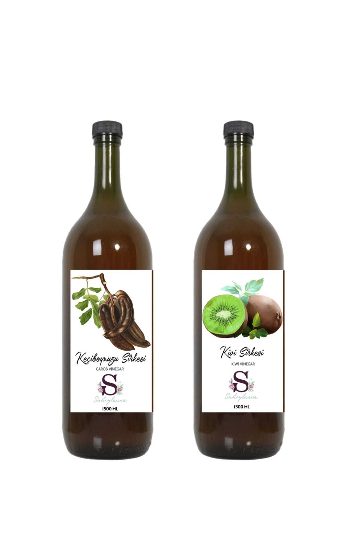 Süheylaana Doğal Keçiboynuzu Sirkesi 1500 Ml - Doğal Kivi Sirkesi 1500 Ml