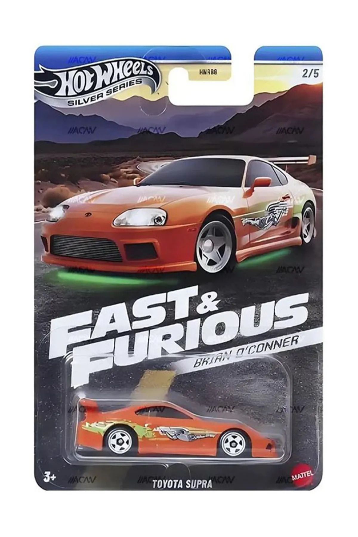 HOT WHEELS Toyota Supra Brian O'Conner Set Turuncu Modeli Fast & Furious Hızlı ve Öfkeli