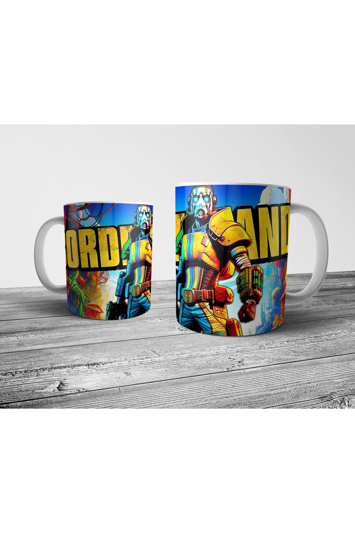 Pixxa Borderlands 4 Temalı Kupa Bardak Model 2