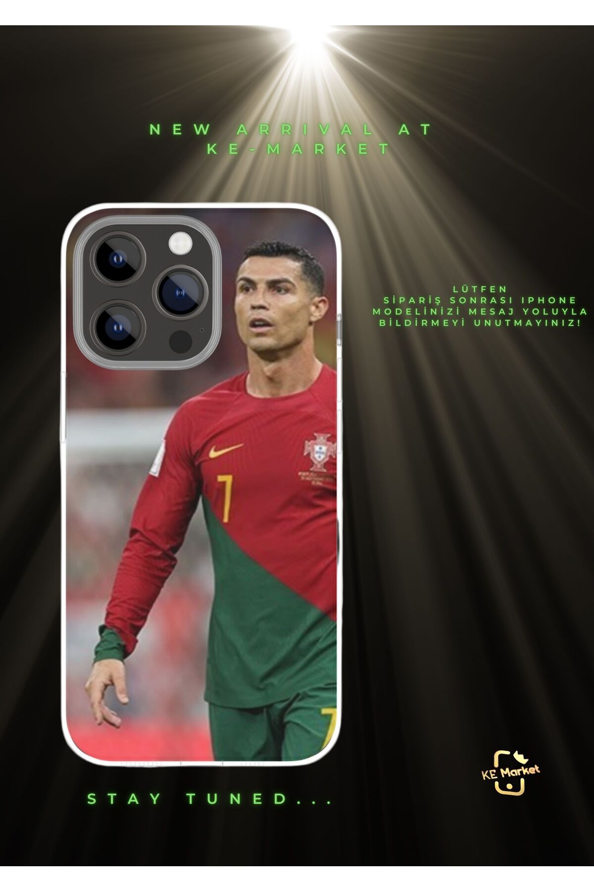 SOFTCASE CR7 Series Iphone Tasarım Kılıf (LÜTFEN MESAJ YOLUYLA TELEFON MODELİNİZİ YAZINIZ)