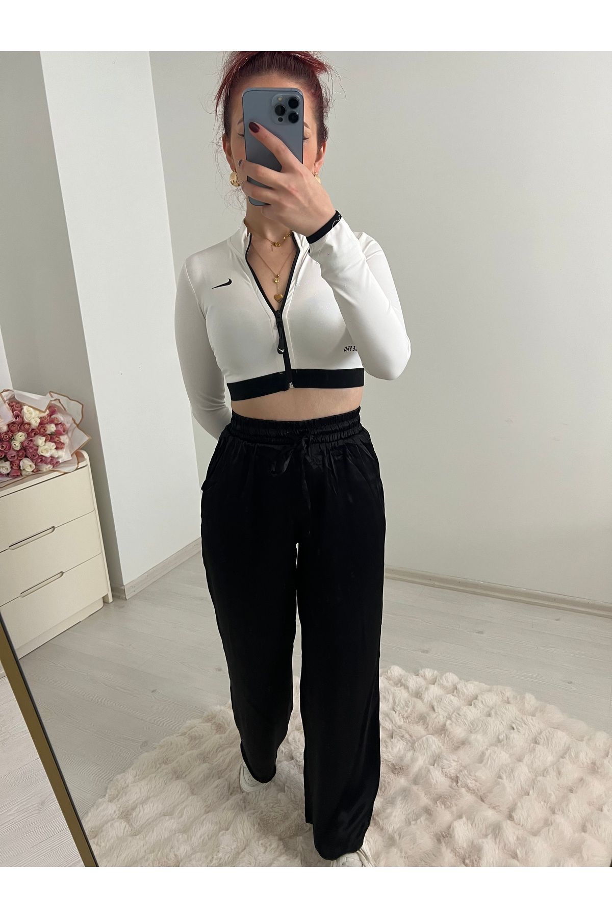 Üda Boutique Saten pantolon
