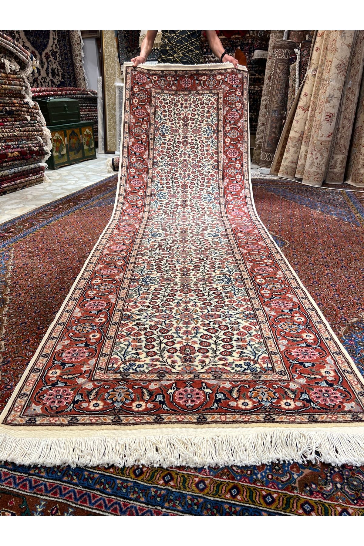 RD RAMAZAN DAĞ EL HALI SANATI El Dokuma Kayseri Halısı Hereke Modeli Birinci Sınıf Kalitesi Ebat 290x93