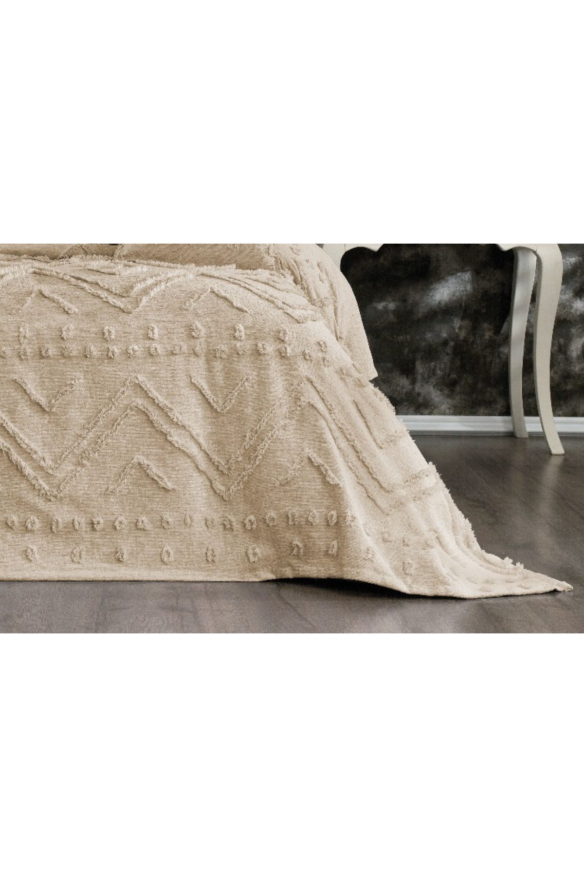 Sivalde-Armonia Cappuccino Double Chenille Pique Set 4