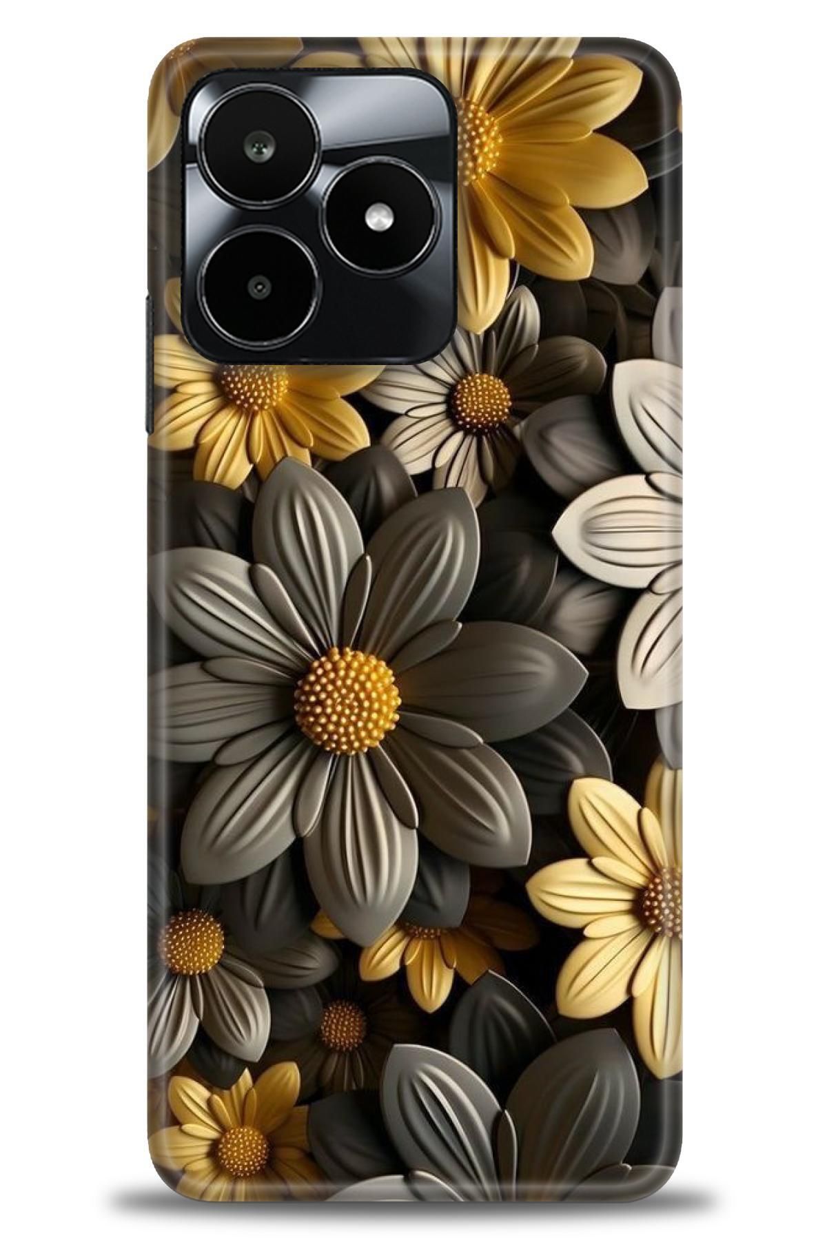 realme C53 İle Uyumlu HD Baskılı Desenli Silikon Kılıf - 526