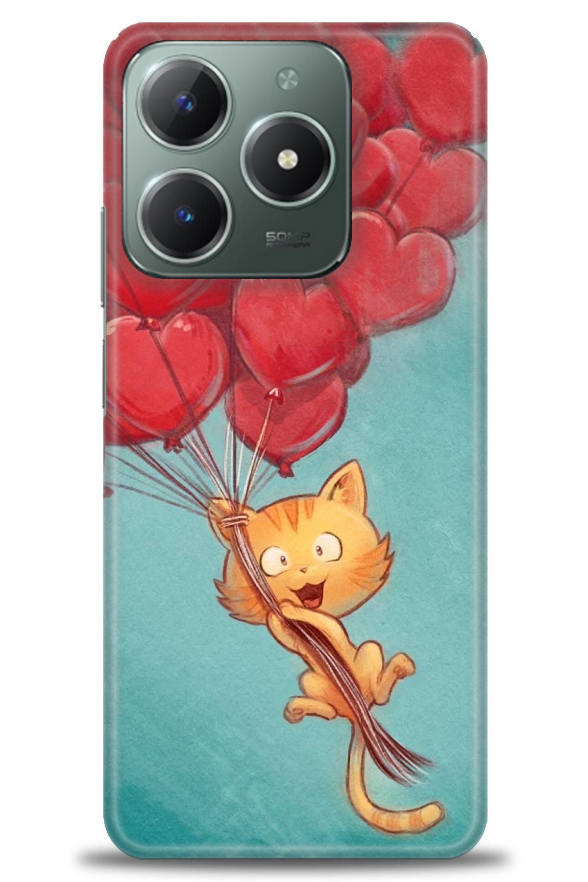 realme C61 / C63 İle Uyumlu HD Baskılı Desenli Silikon Kılıf - 513