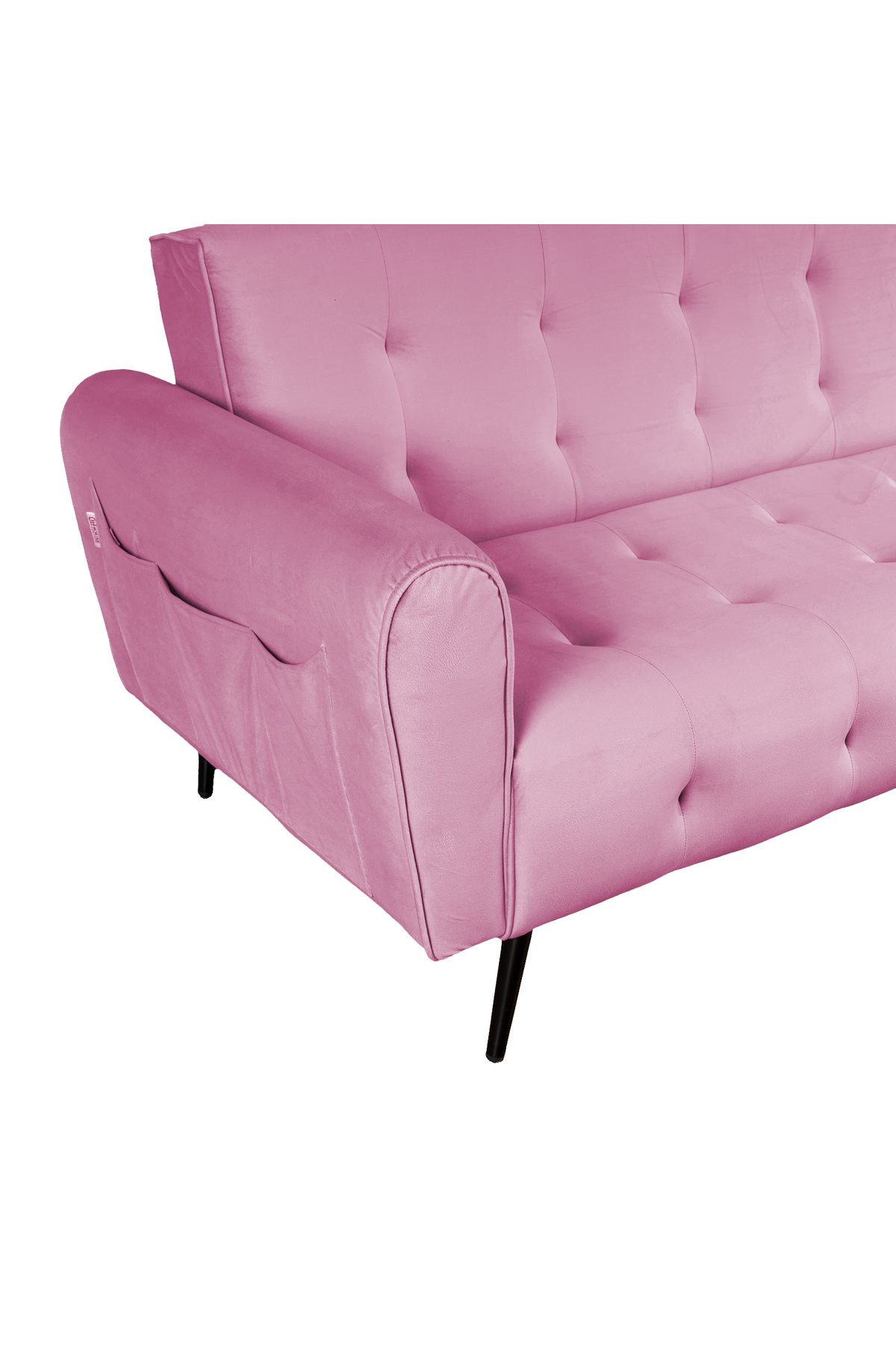 Lazy Vibes-moon | 2 In 1 Sofabed Velvet Upholstered 4