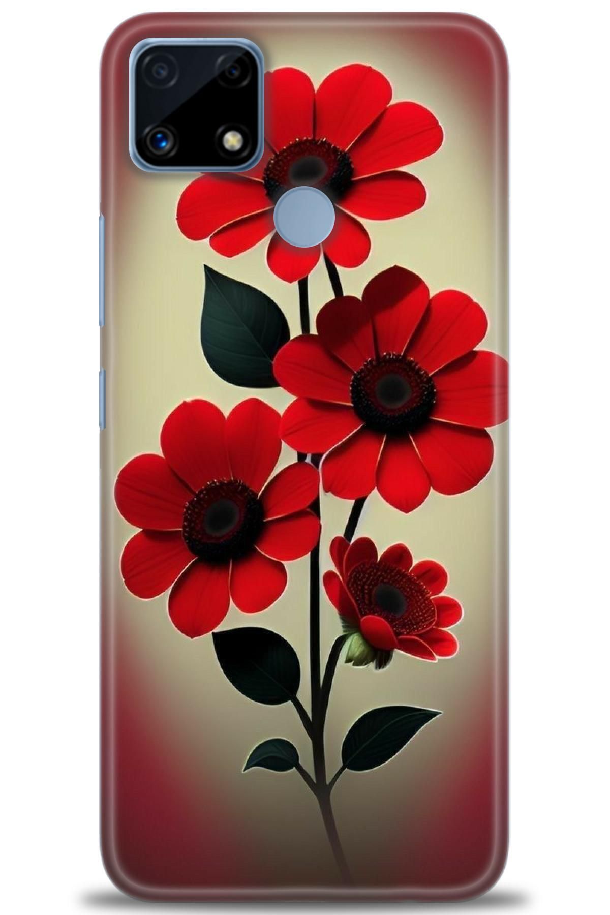 realme C25 / C25S İle Uyumlu HD Baskılı Desenli Silikon Kılıf - 347
