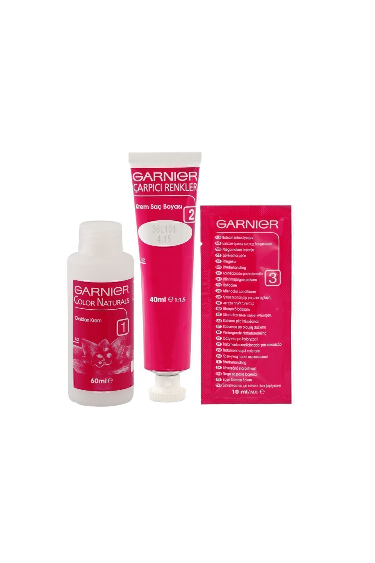 رنگ مو مردانه و زنانه برند: آمیزی طبیعی شاه بلوط یخبندان 4.15 دسته: Garnier