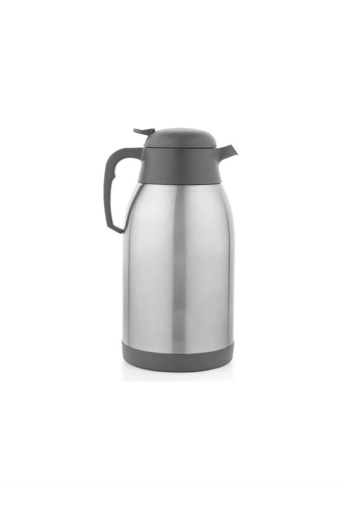 Altabi Çelik Termos 2 Litre Gri Renk Sürahi Model