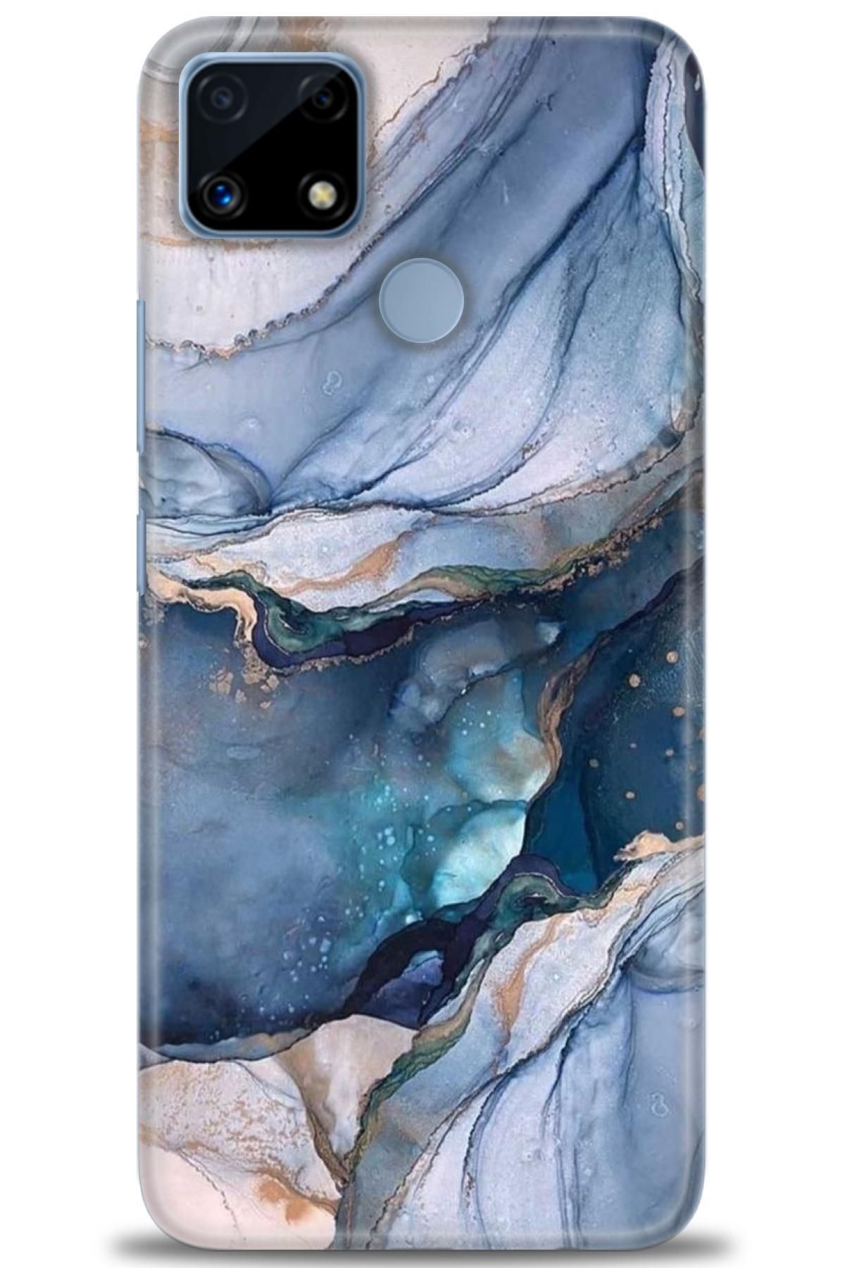 realme C25 / C25S İle Uyumlu HD Baskılı Desenli Silikon Kılıf - 810